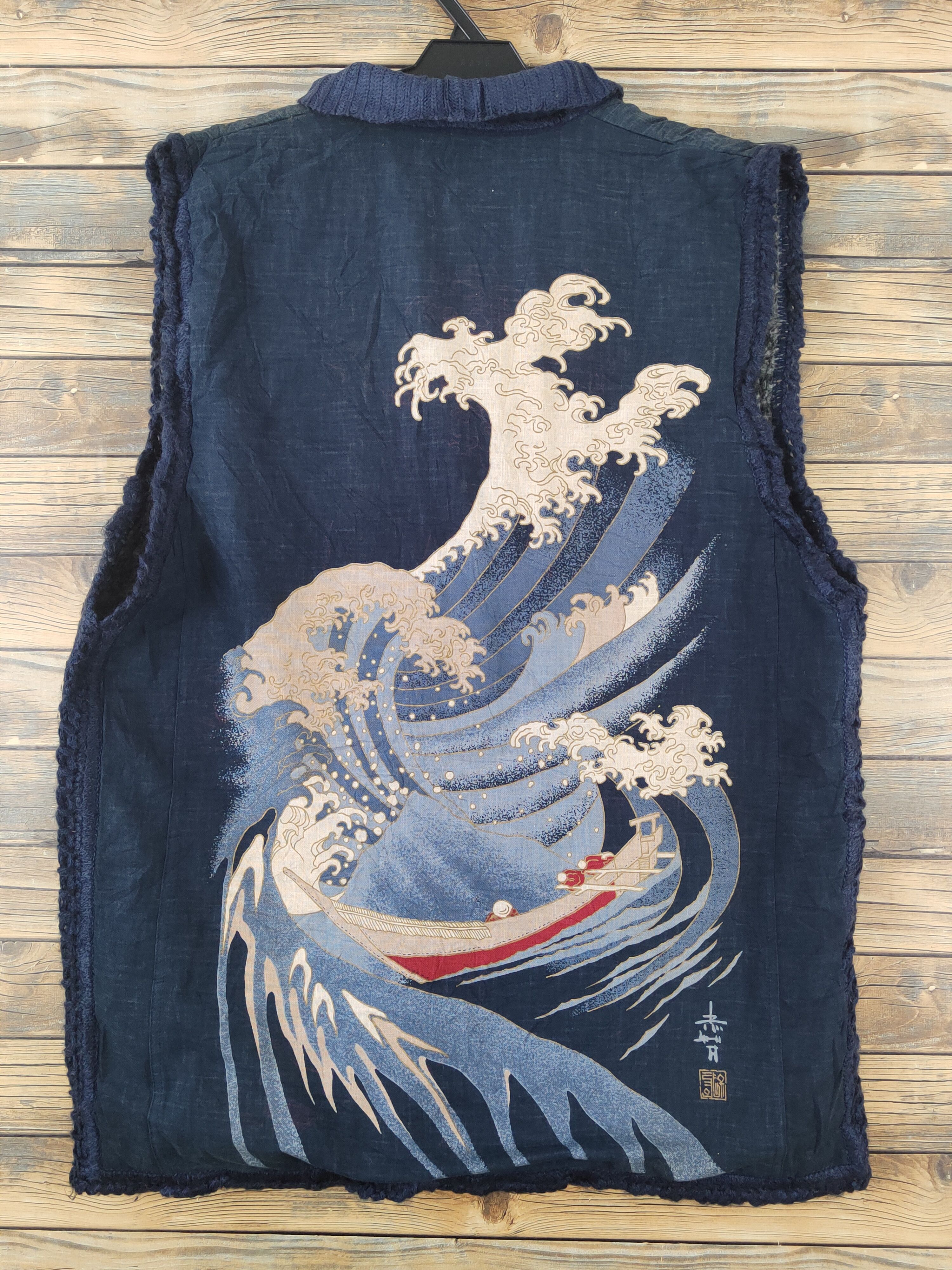 Other Vintage Collection Japanese Brand Navy Vests Size US L / EU 52-54 / 3 - 10 Thumbnail