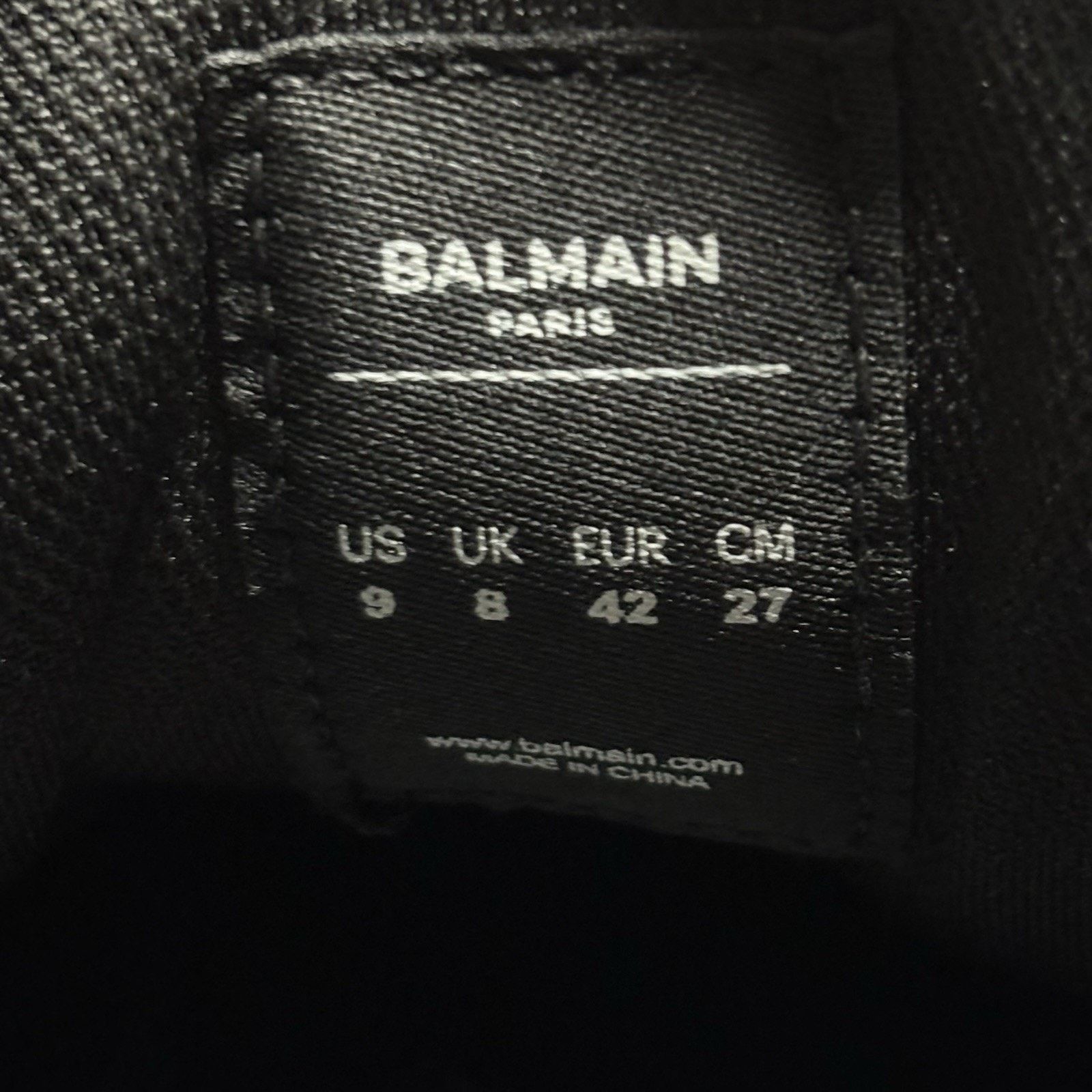 Balmain Balmain Run Row Sneaker ' Black ' | SUPER CLEAN! Size US 9 / EU 42 - 14 Thumbnail