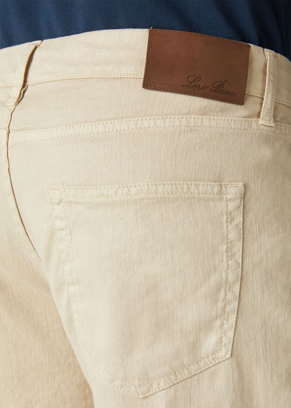 Loro Piana o1srvl11e1024 Doccio Bermuda Shorts in Off White Size US 30 / EU 46 - 4 Thumbnail
