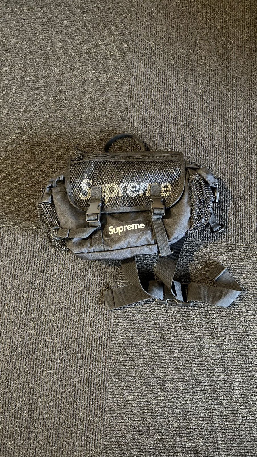 Supreme Supreme waist bag (SS20) (black) (OS) Size ONE SIZE - 1 Thumbnail