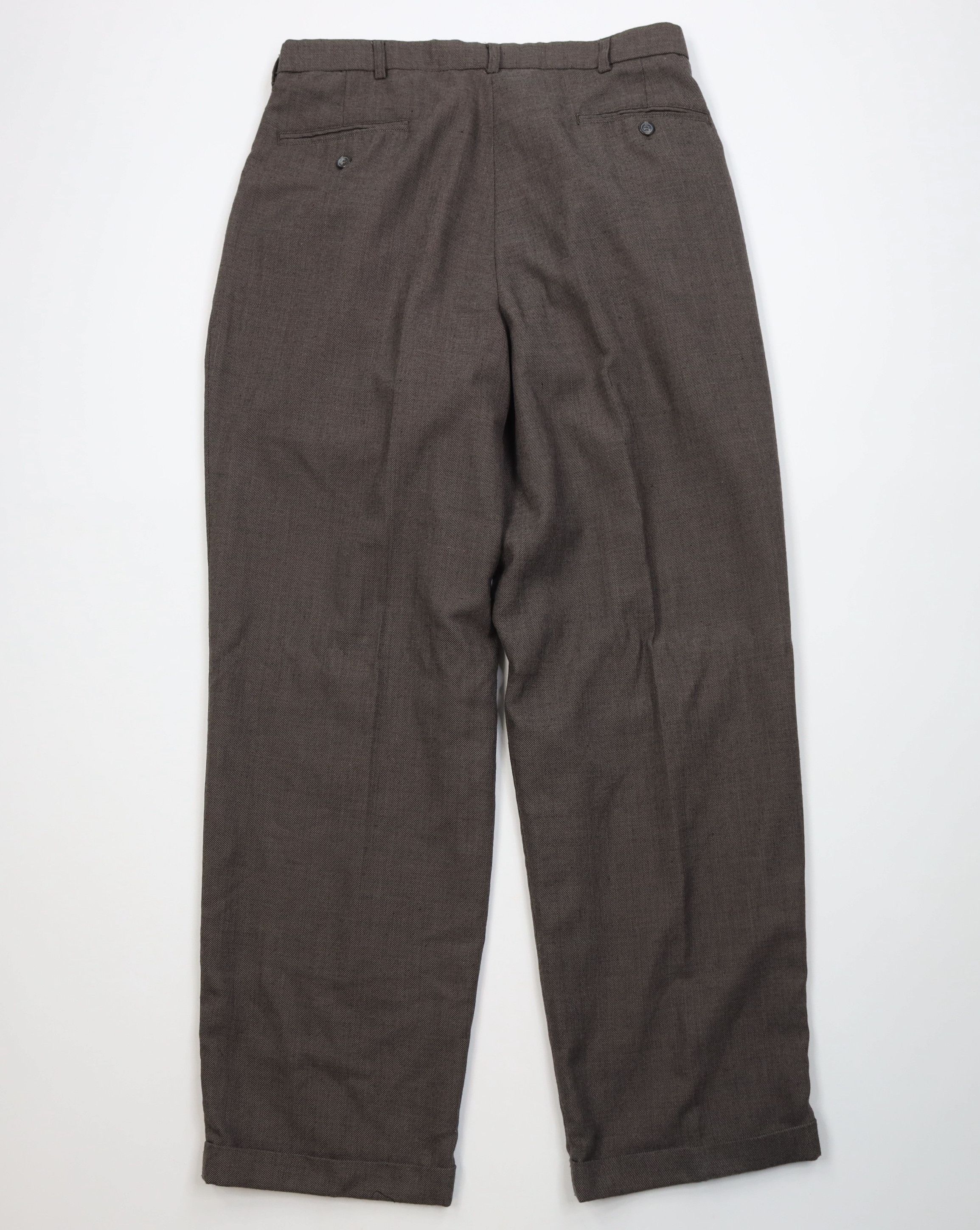 Vintage Vintage 90s Streetwear Blend Knit Wide Leg Chino Pants Size US 32 / EU 48 - 9 Thumbnail