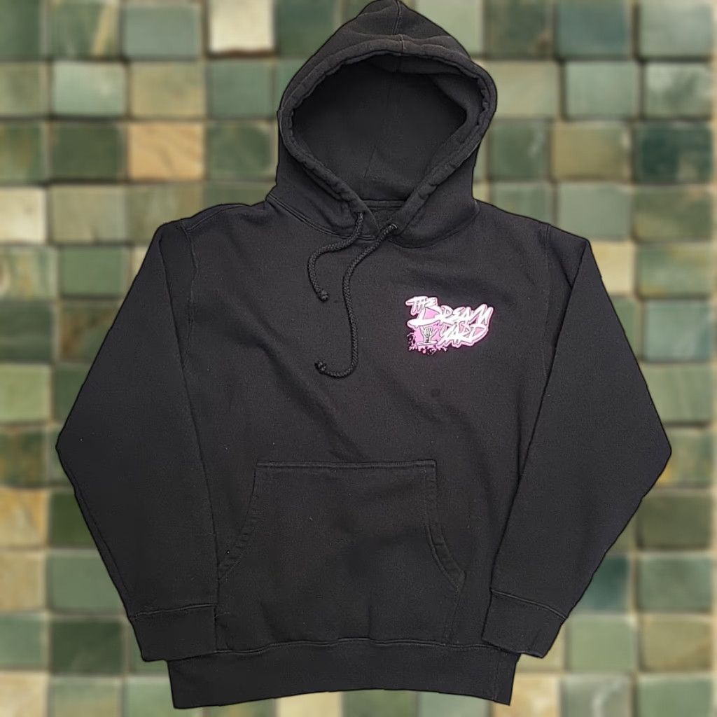 Vintage DREAM Yard Hoodie Black M Long Sleeve Full Zip Hooded Y2K Skate Surf Shreddy Mens Shirt Size US M / EU 48-50 / 2 - 1 Thumbnail