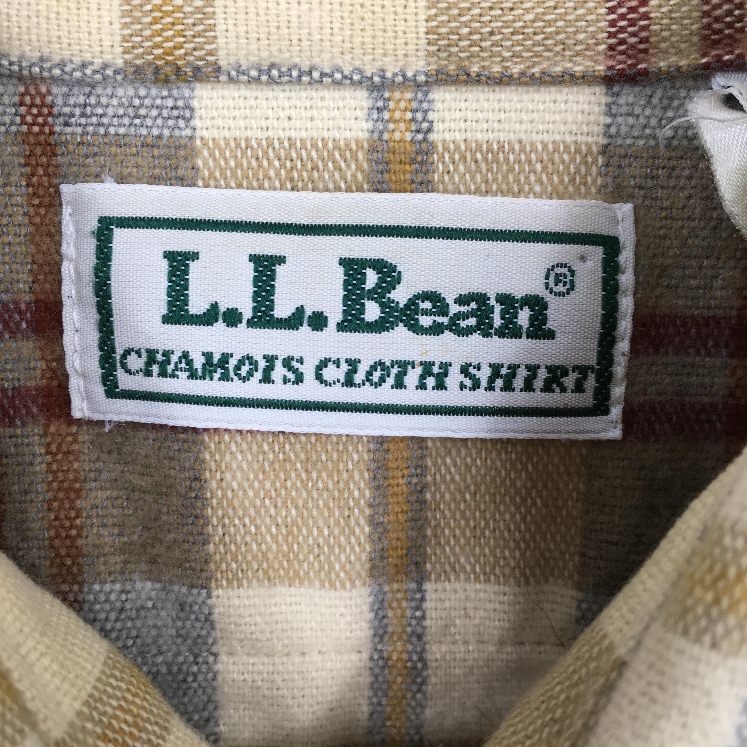 Flannel × L.L. Bean Vintage LL Bean Flannel Checkered Shirt Men Large Size US L / EU 52-54 / 3 - 5 Thumbnail