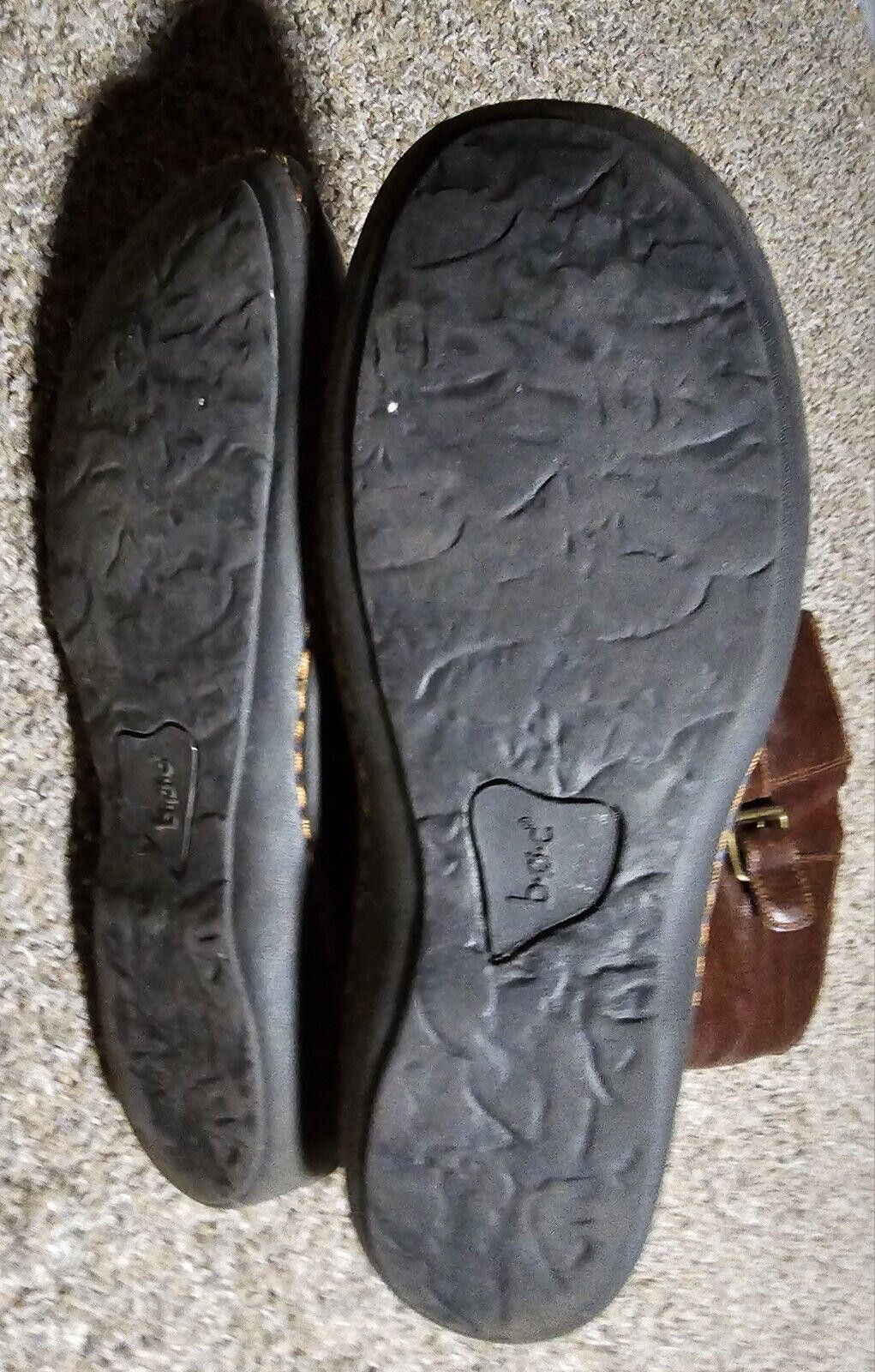 Designer Born B.O.C. Womens Brown Zip Up Boots sz 10M Size US 10 / IT 40 - 6 Thumbnail