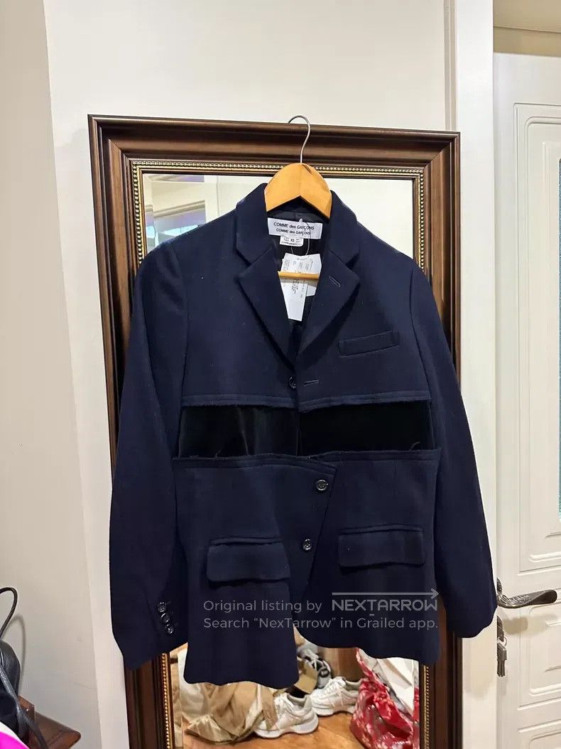 Comme des Garcons Comme Des Garcons Velvet patchwork jacket, size XS, black Size XS / US 0-2 / IT 36-38 - 1 Thumbnail