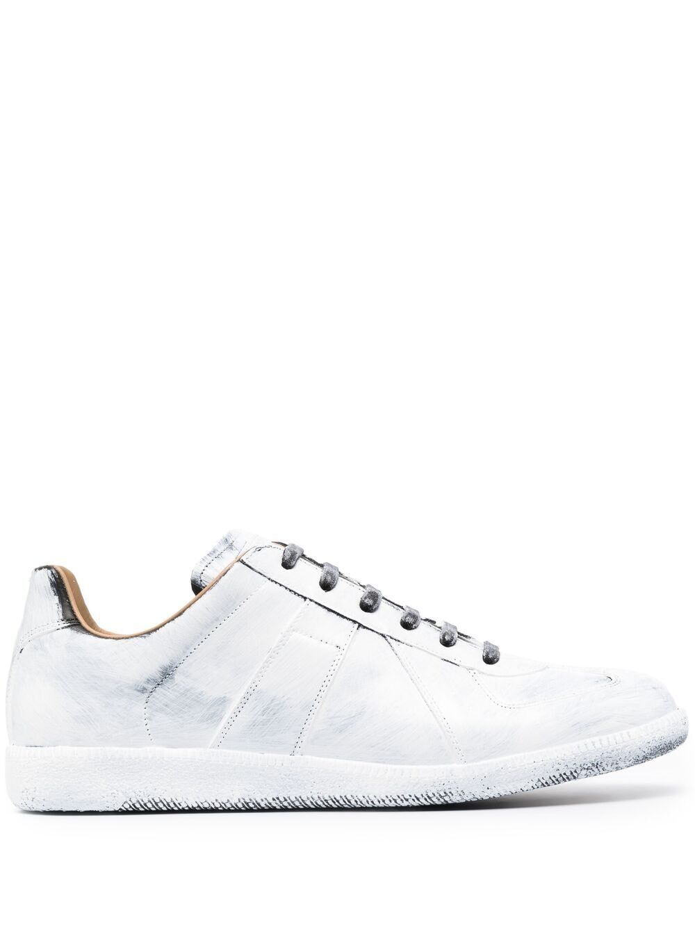 Maison Margiela Maison Margiela Replica Paint Effect Sneakers Grailed