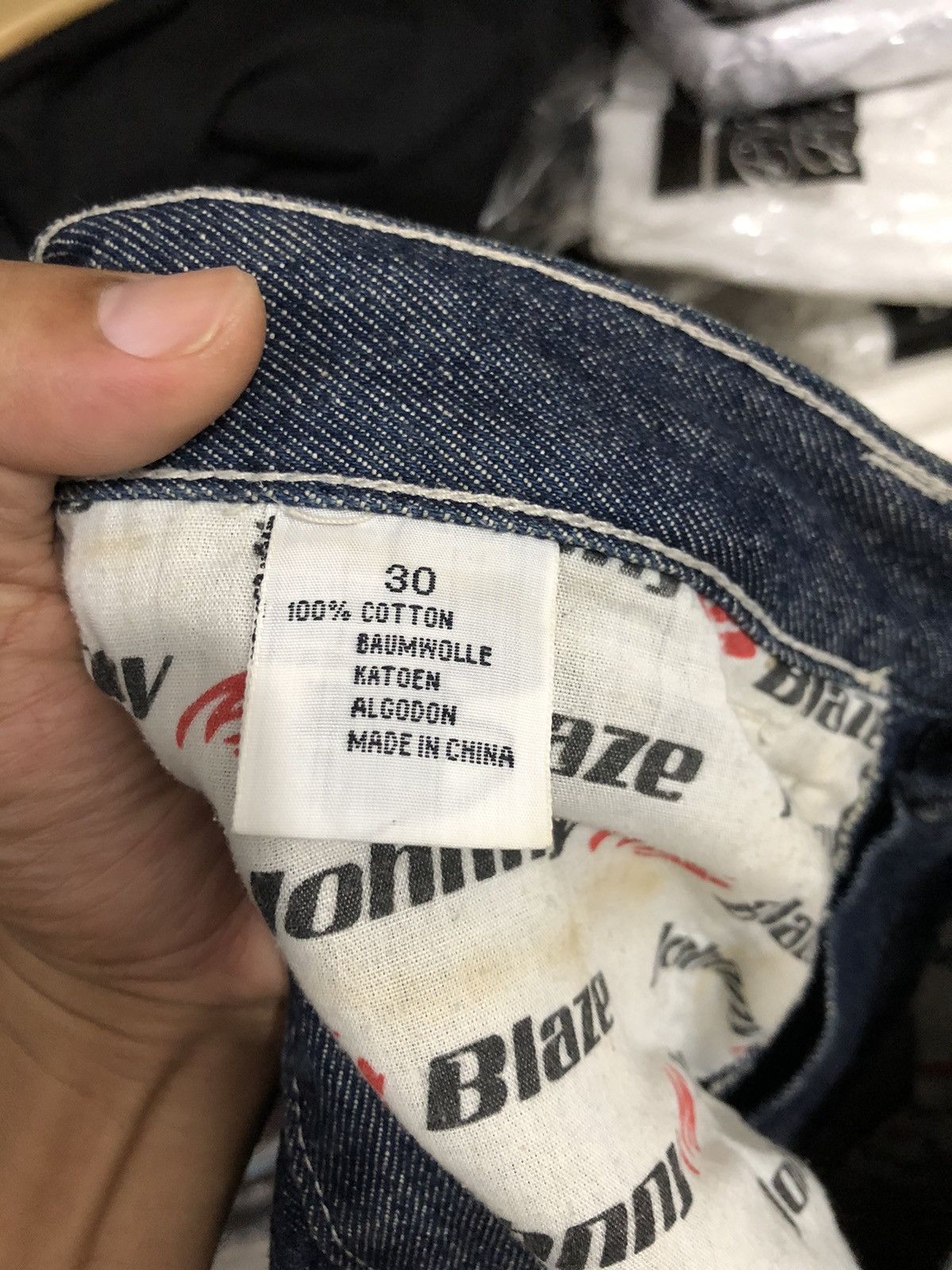 Japanese Brand Vintage Johnny Blaze Baggy Pants Size US 30 / EU 46 - 7 Thumbnail