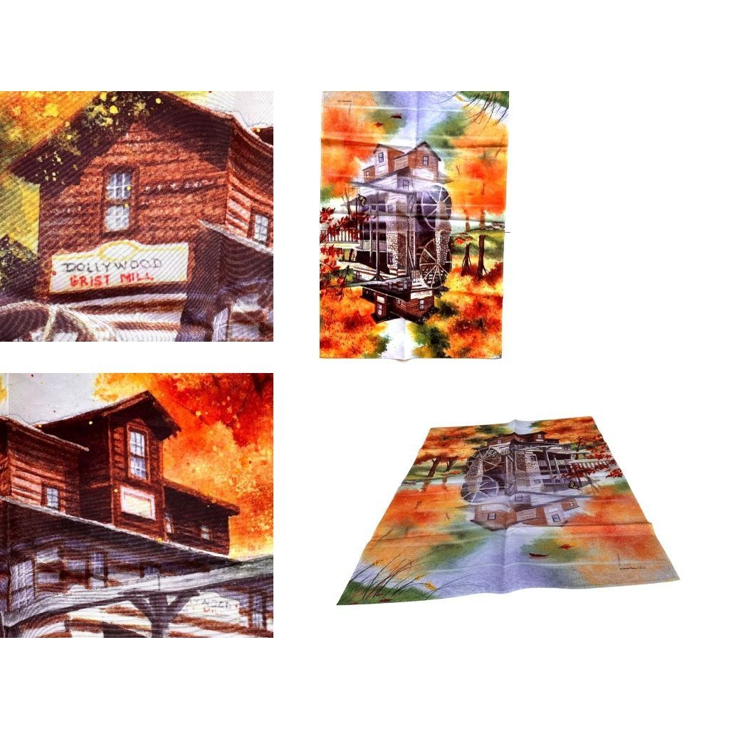 Evergreen Dollywood Grist Mill House Flag Evergreen 37 in x 26 in Ten Size ONE SIZE - 4 Thumbnail