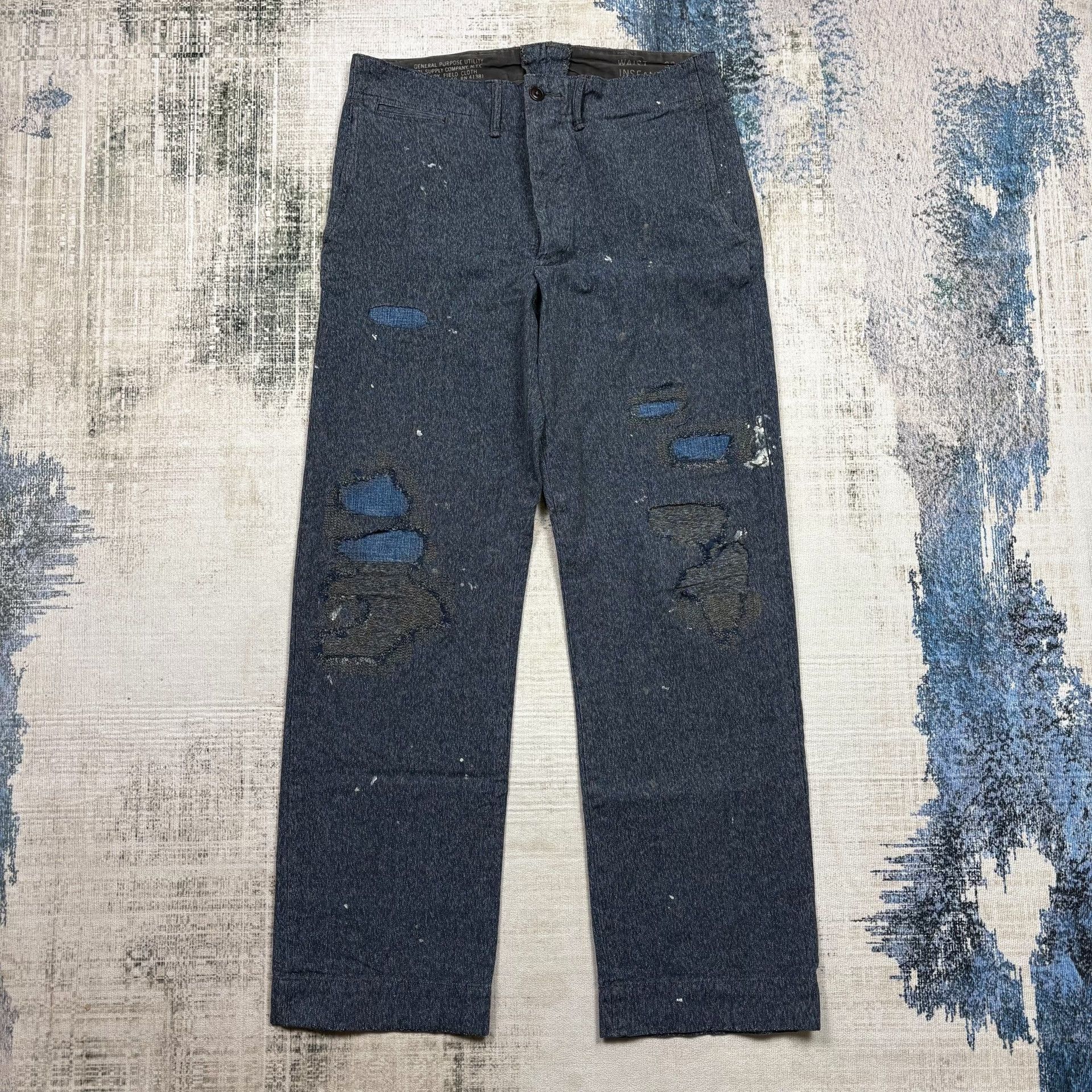 RRL Ralph Lauren RRL Pepper Salt Patch Casual Pants Size US 30 / EU 46 - 1 Thumbnail