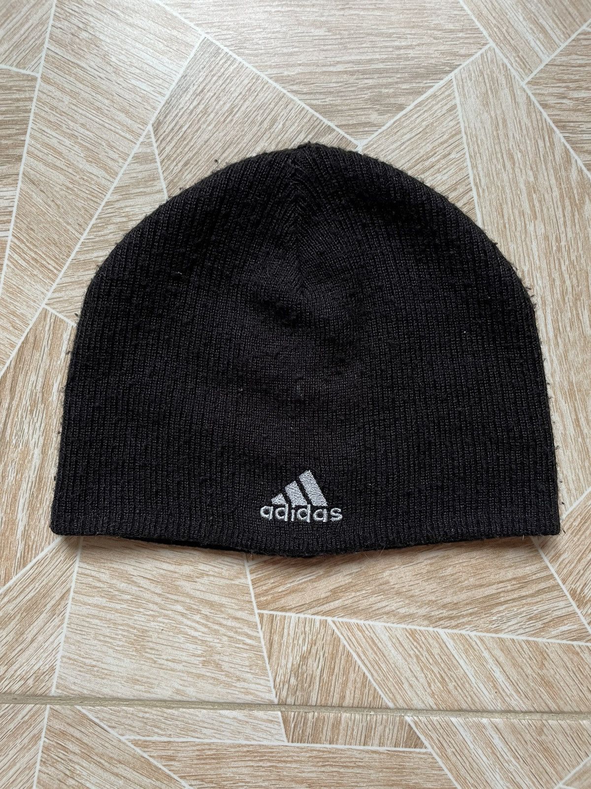 Adidas × Vintage 2005 Y2K Retro Vintage Adidas Beanie Hat One Size Black Size ONE SIZE - 1 Thumbnail
