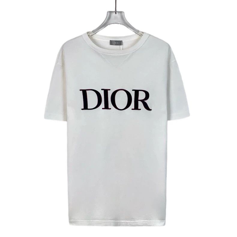 Dior Dior White logo letter print cotton round-neck short-sleeve Size US XS / EU 42 / 0 - 1 Thumbnail
