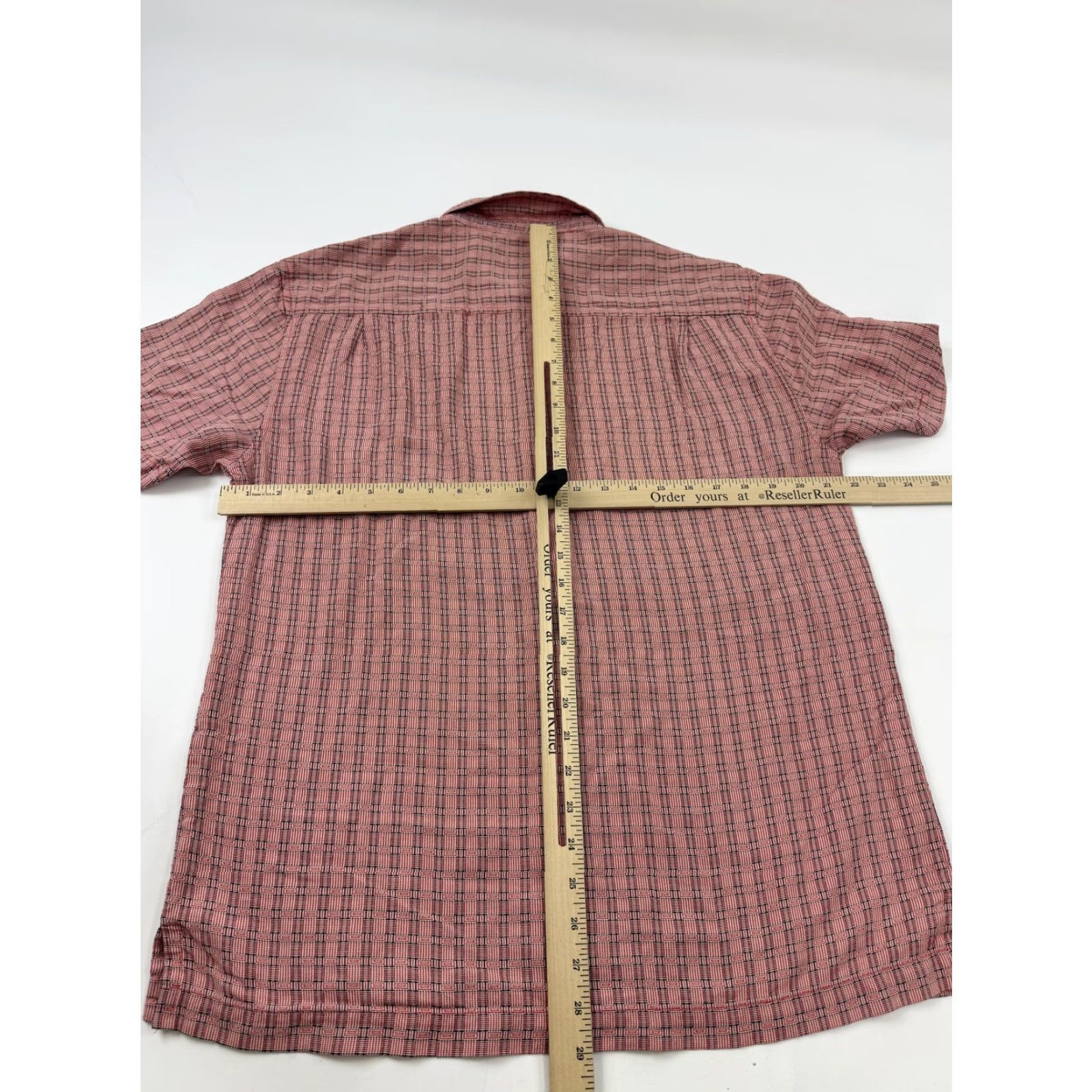 Tommy Bahama Tommy Bahama Shirt Mens Large Red Geometric Silk Short Sleeve Button Up Casual Size US L / EU 52-54 / 3 - 7 Thumbnail
