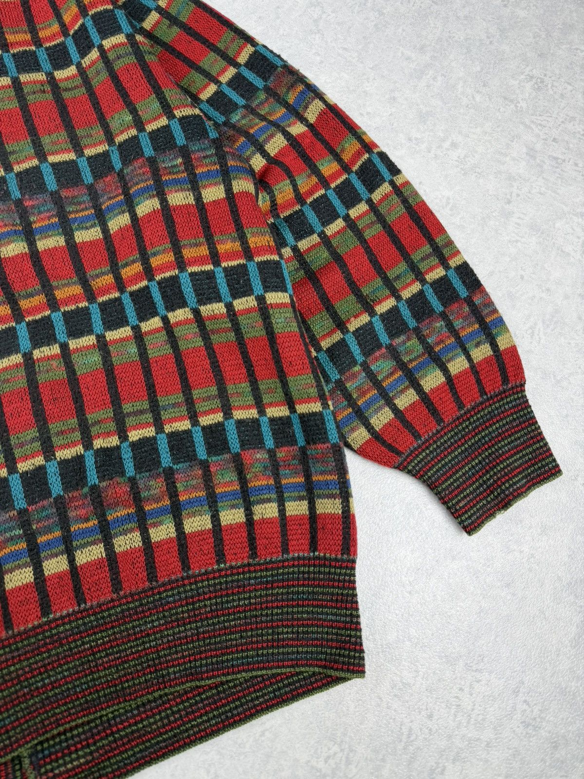Missoni Missoni Sport Vintage Wool Knit Cardigan Sweater Size US XXL / EU 58 / 5 - 12 Thumbnail