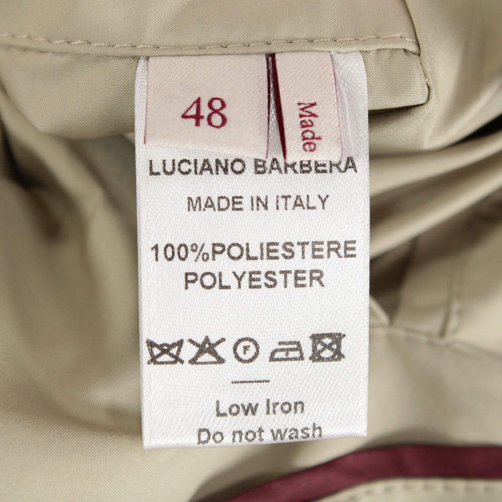 Luciano Barbera Luciano Barbera Jacket Size S US In Beige Polyester Size US S / EU 44-46 / 1 - 9 Thumbnail
