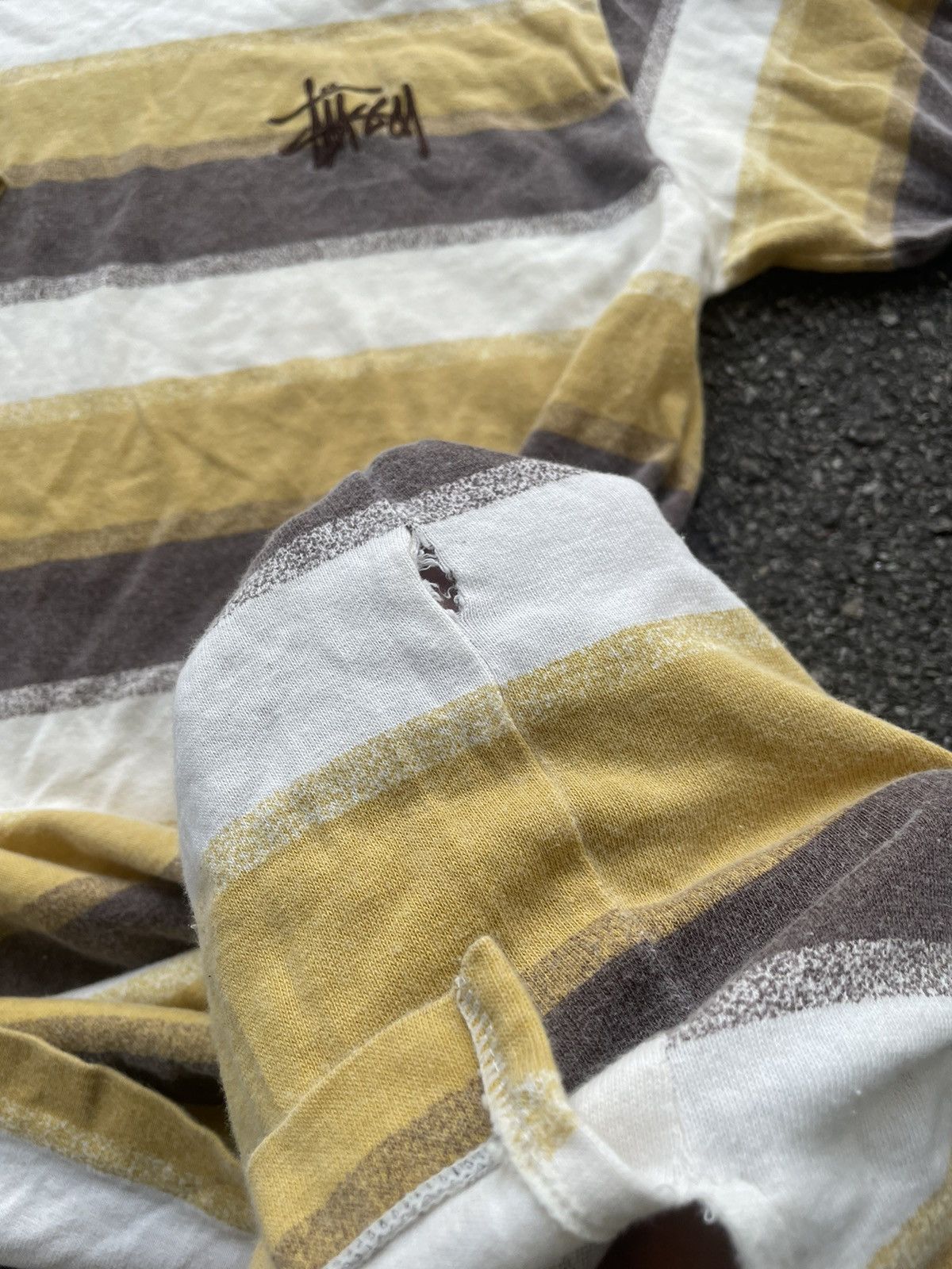 Stussy × Vintage Stussy Stripe Vintage Tee Size US M / EU 48-50 / 2 - 8 Thumbnail
