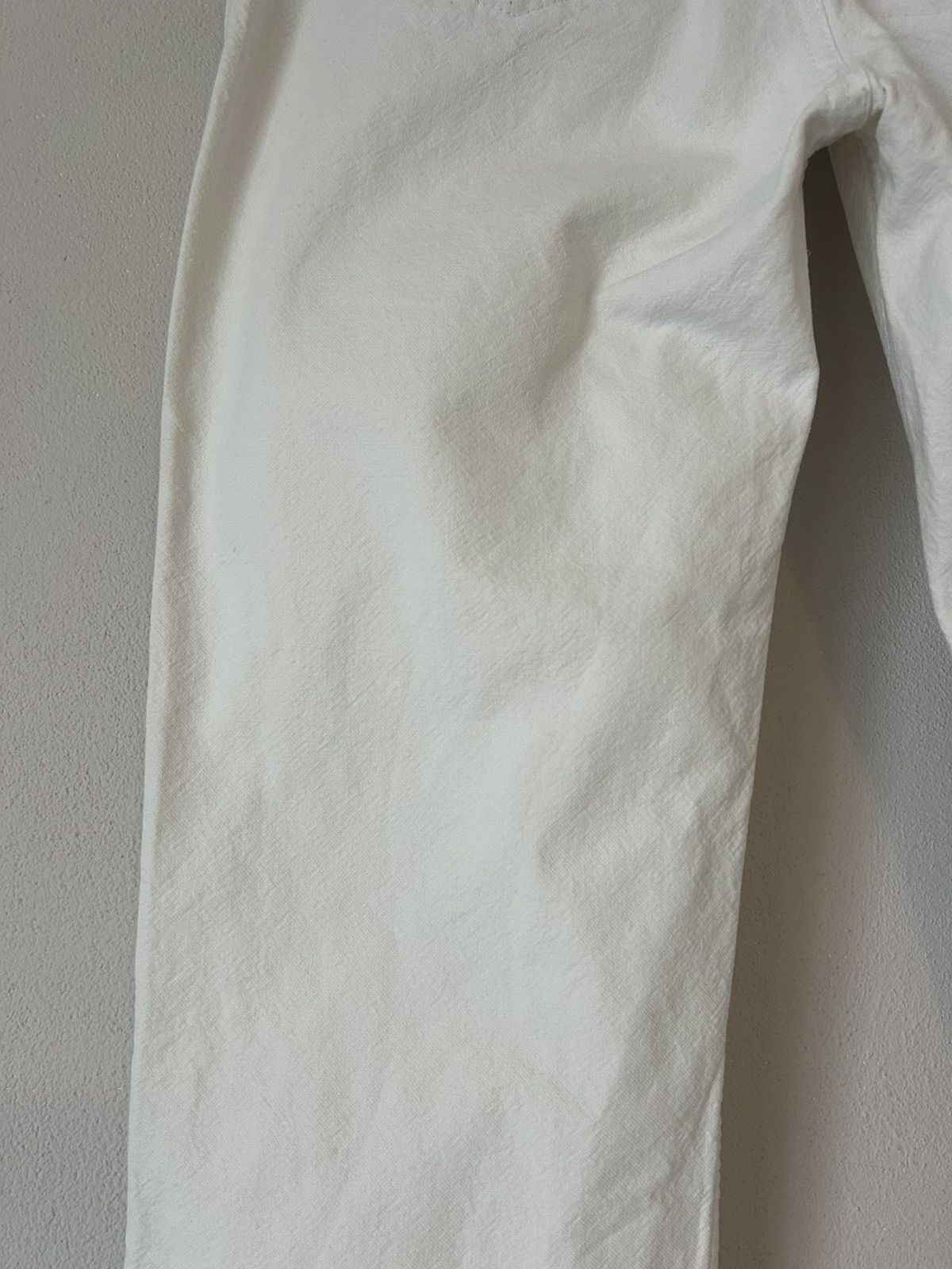 Haider Ackermann Haider Ackermann White Frayed Hem Pants Size 50 Size US 34 / EU 50 - 13 Thumbnail