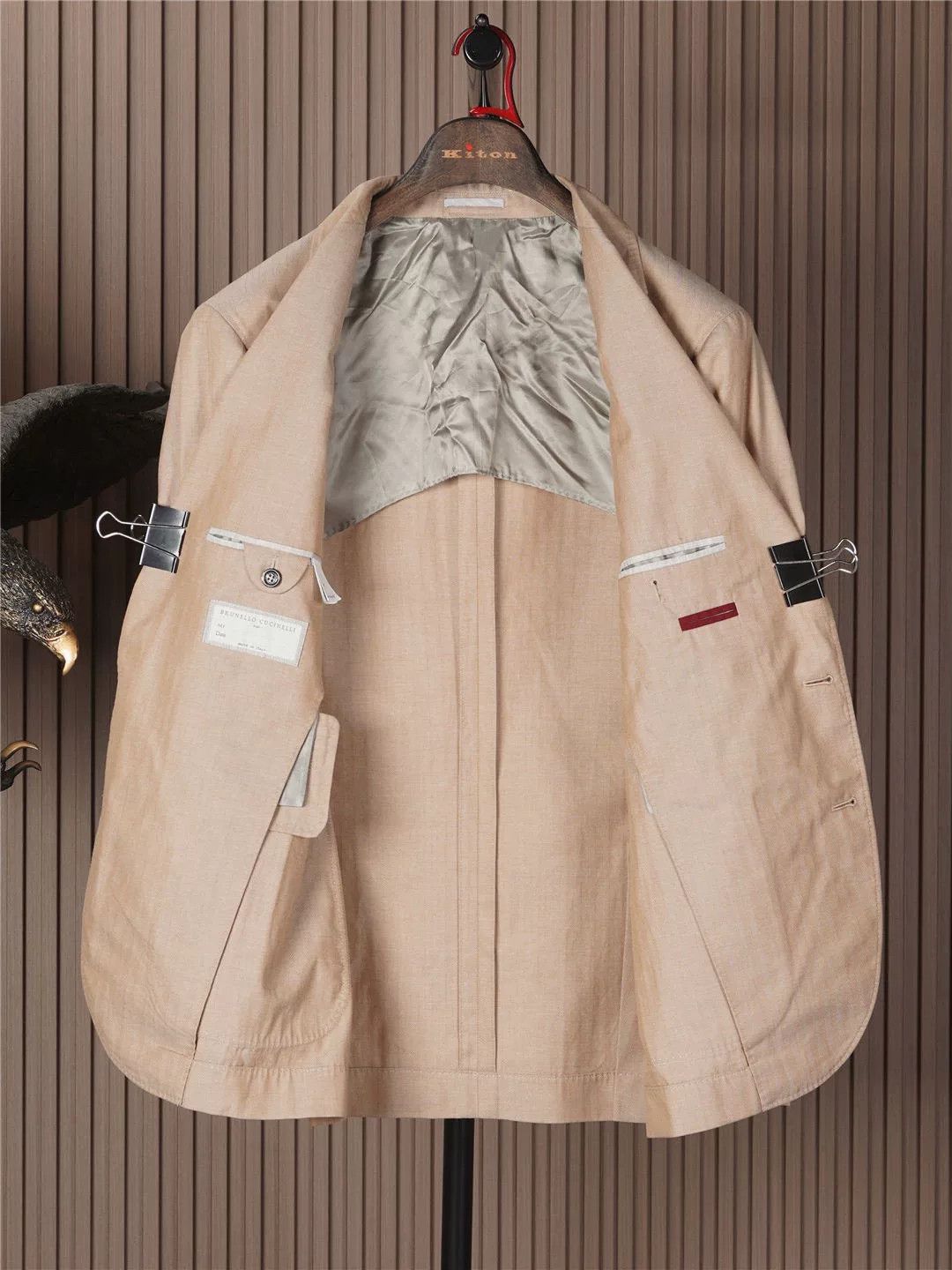 Brunello Cucinelli silk and cotton spring suit jacket and pants Size US M / EU 48-50 / 2 - 3 Thumbnail