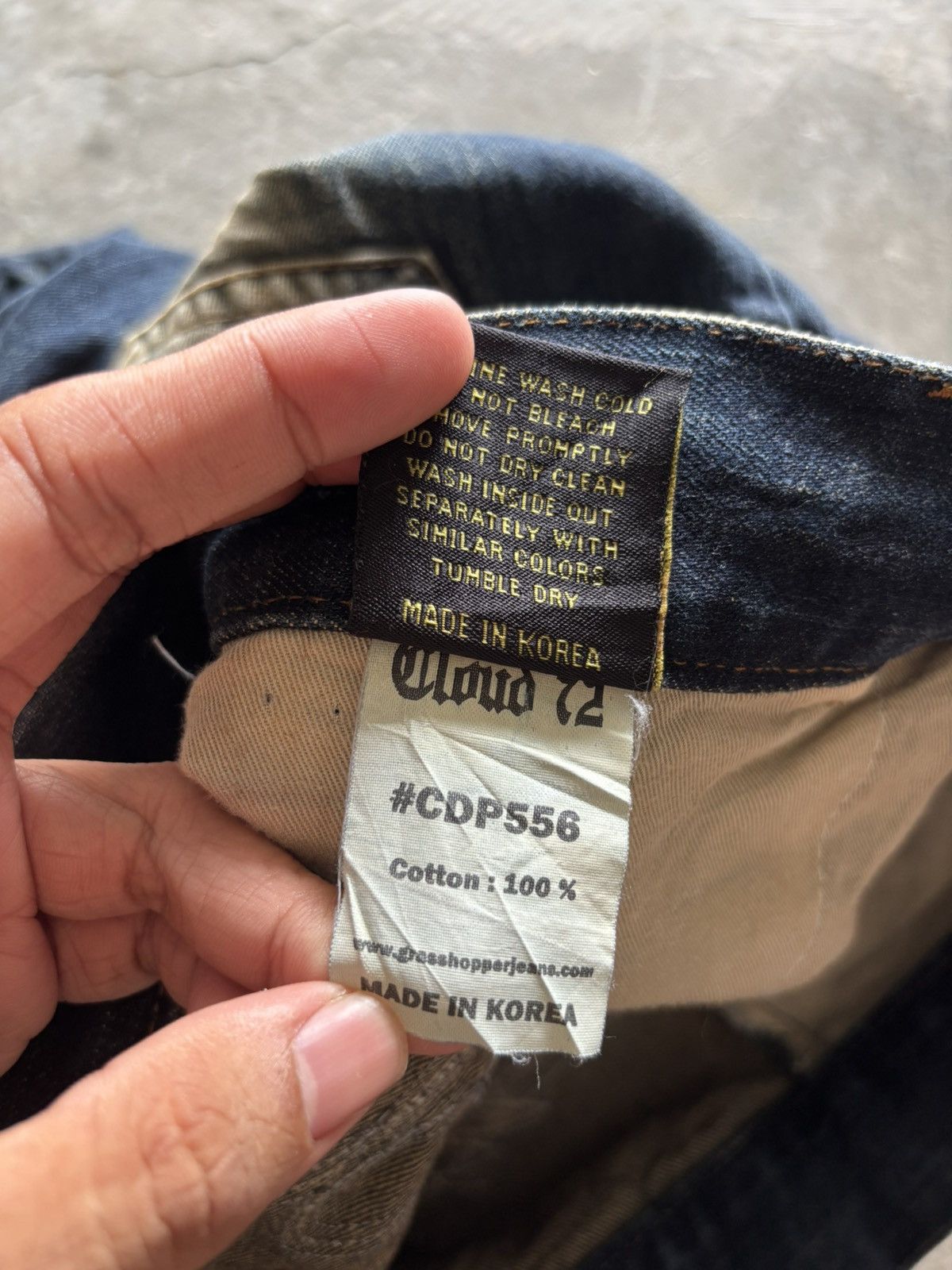 Japanese Brand RUSTY CLOUD72 crocodile patches cross chrome hearts inspired Size US 33 - 7 Thumbnail