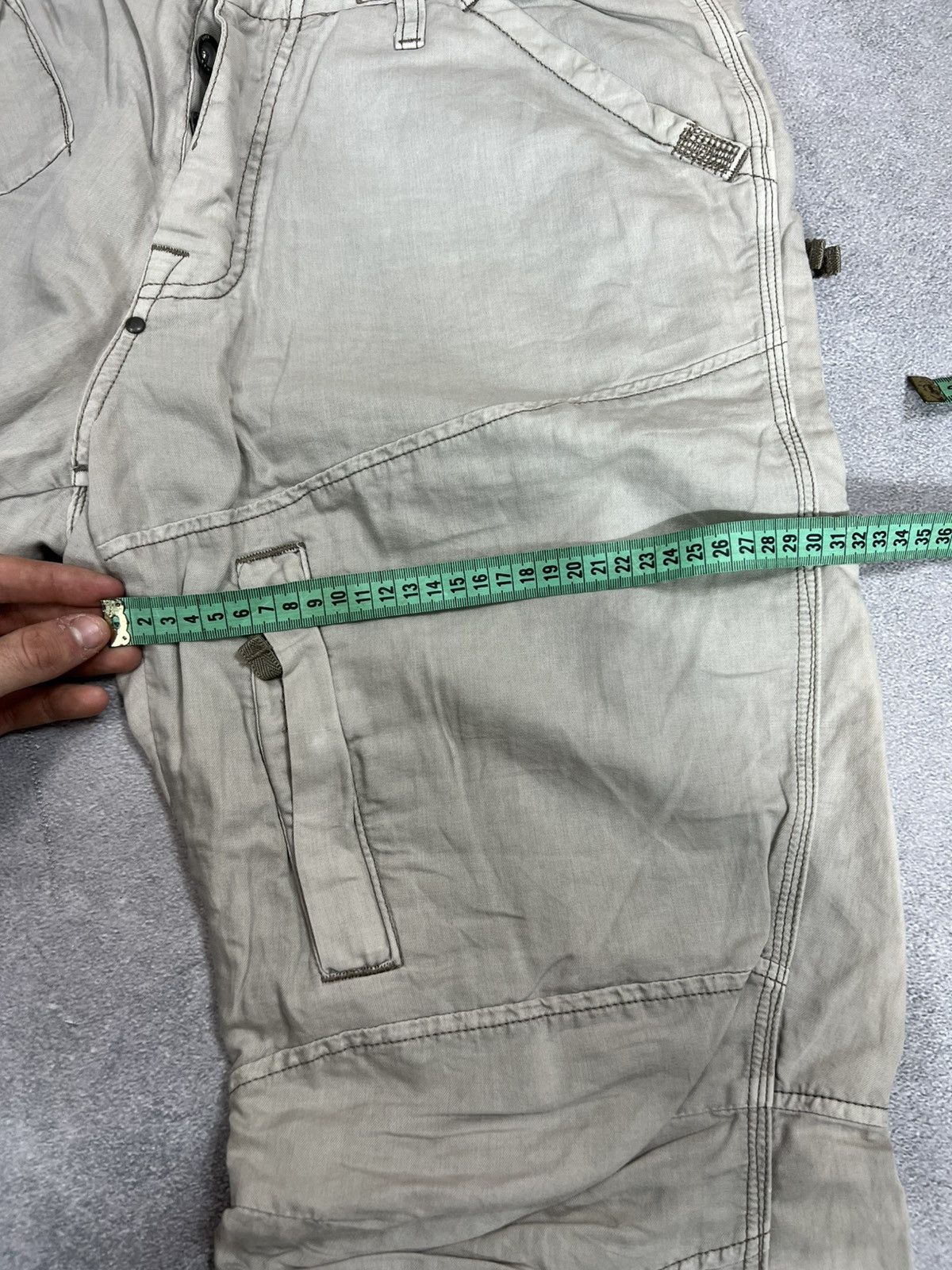 G-Star Vintage Junya Watanabe Travis Scott Style Cargo Jeans 90s Size US 34 / EU 50 - 17 Thumbnail