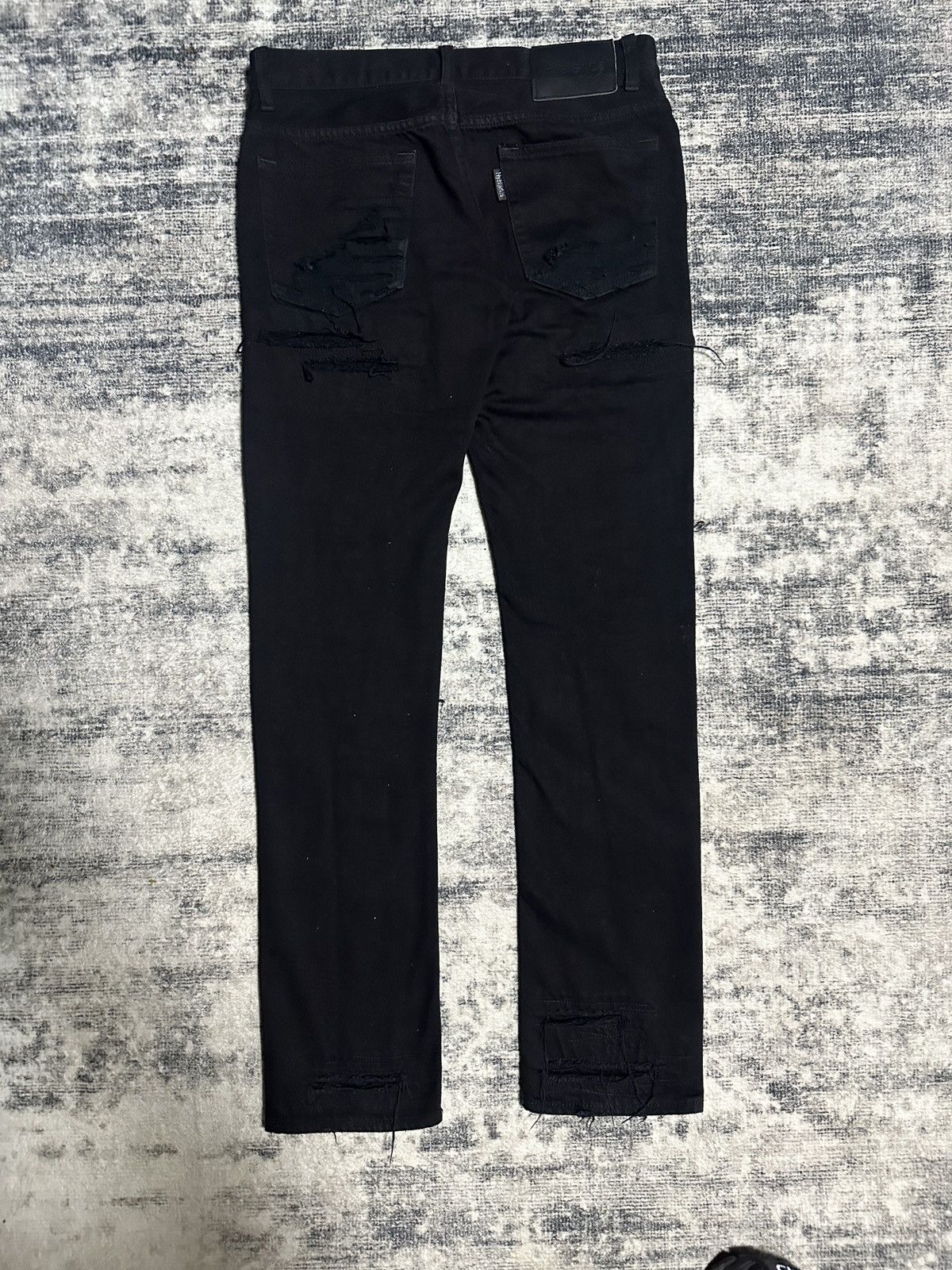 Hysteric Glamour SS06 Sample Distressed Scab Denim | Grailed