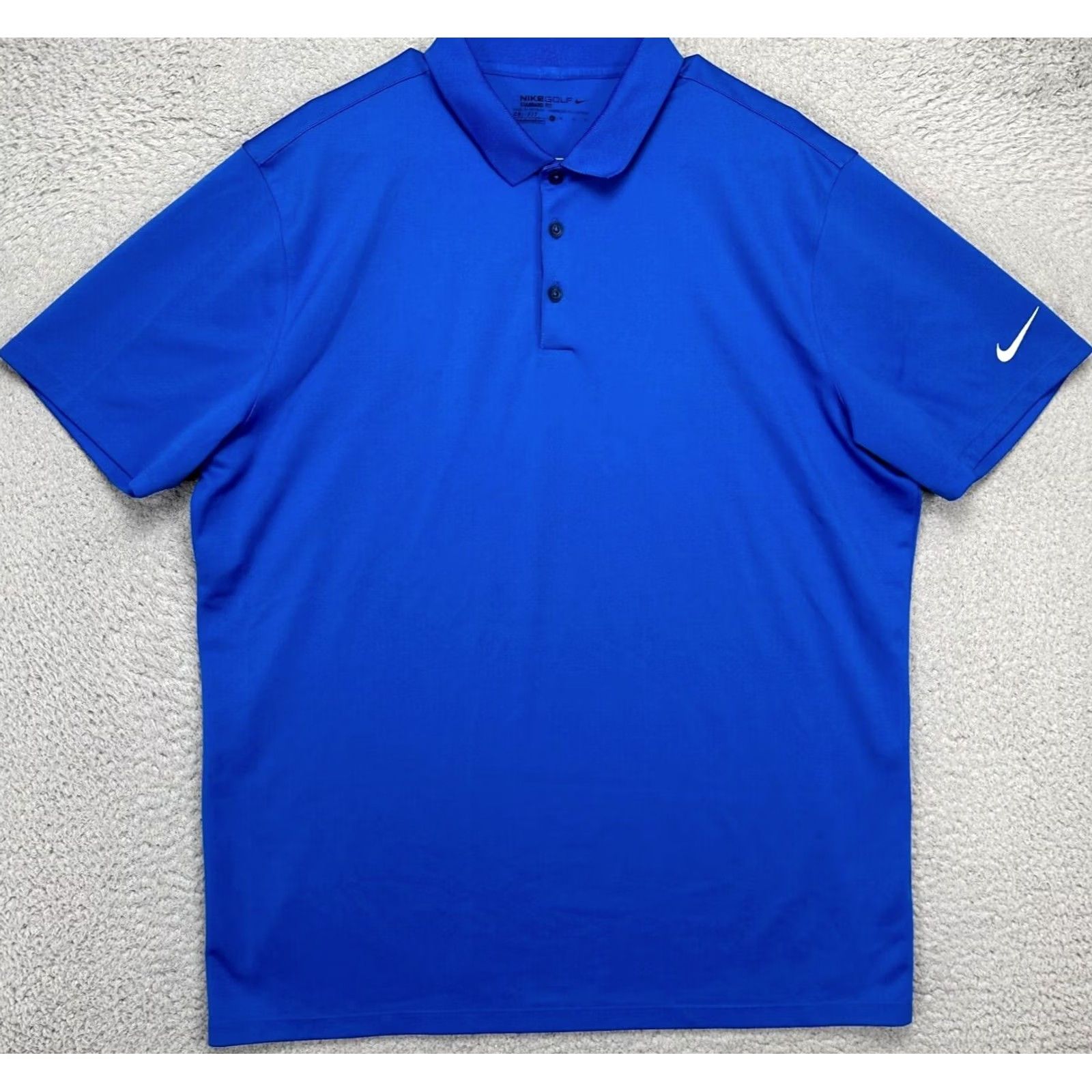 Nike Nike Dri-Fit Golf Polo Shirt Mens XL Blue Standard Fit Athletic Casual Outdoor Rugby Size US XL / EU 56 / 4 - 2 Thumbnail