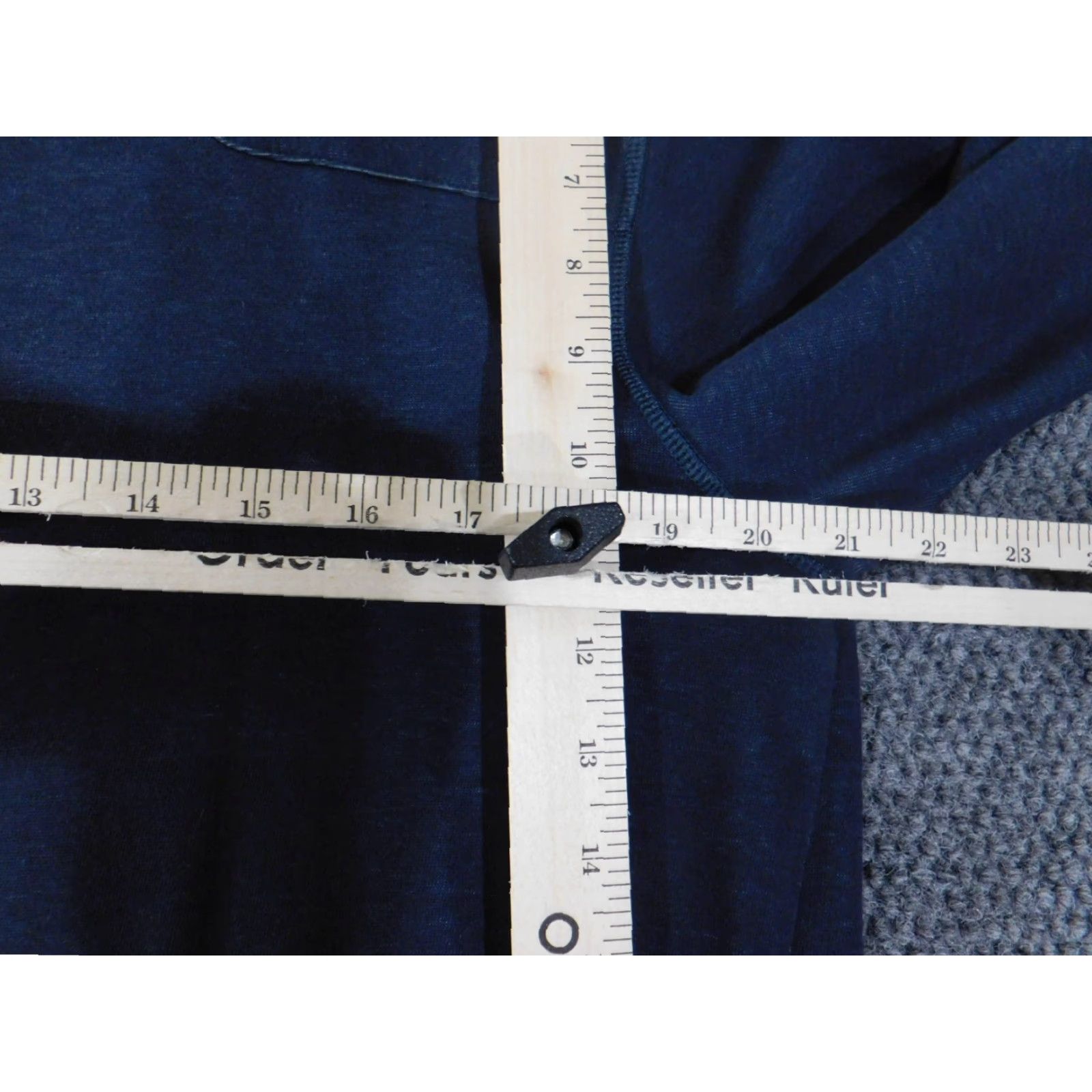 Merrell Merrell Sweater Mens Large Blue Pullover Outdoors 1/4 Zip Stretch SelectWick Classic Knit Mock Neck Pullover Logo Size US L / EU 52-54 / 3 - 5 Thumbnail