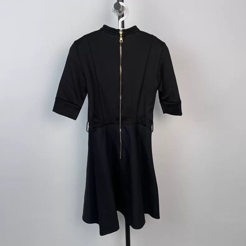 Louis Vuitton Louis Vuitton Black Back Zip Short Sleeve Dress Size XS / US 0-2 / IT 36-38 - 2 Thumbnail