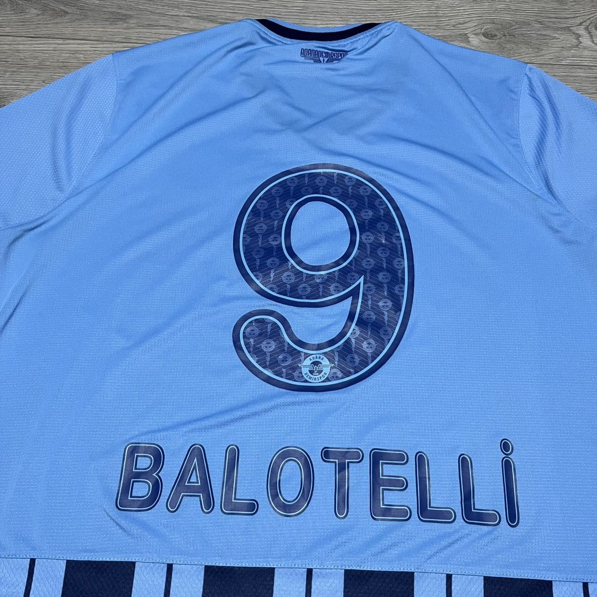New Balance Balotelli #9 Adana Demispor FC new balance jersey Size US XXL / EU 58 / 5 - 12 Thumbnail
