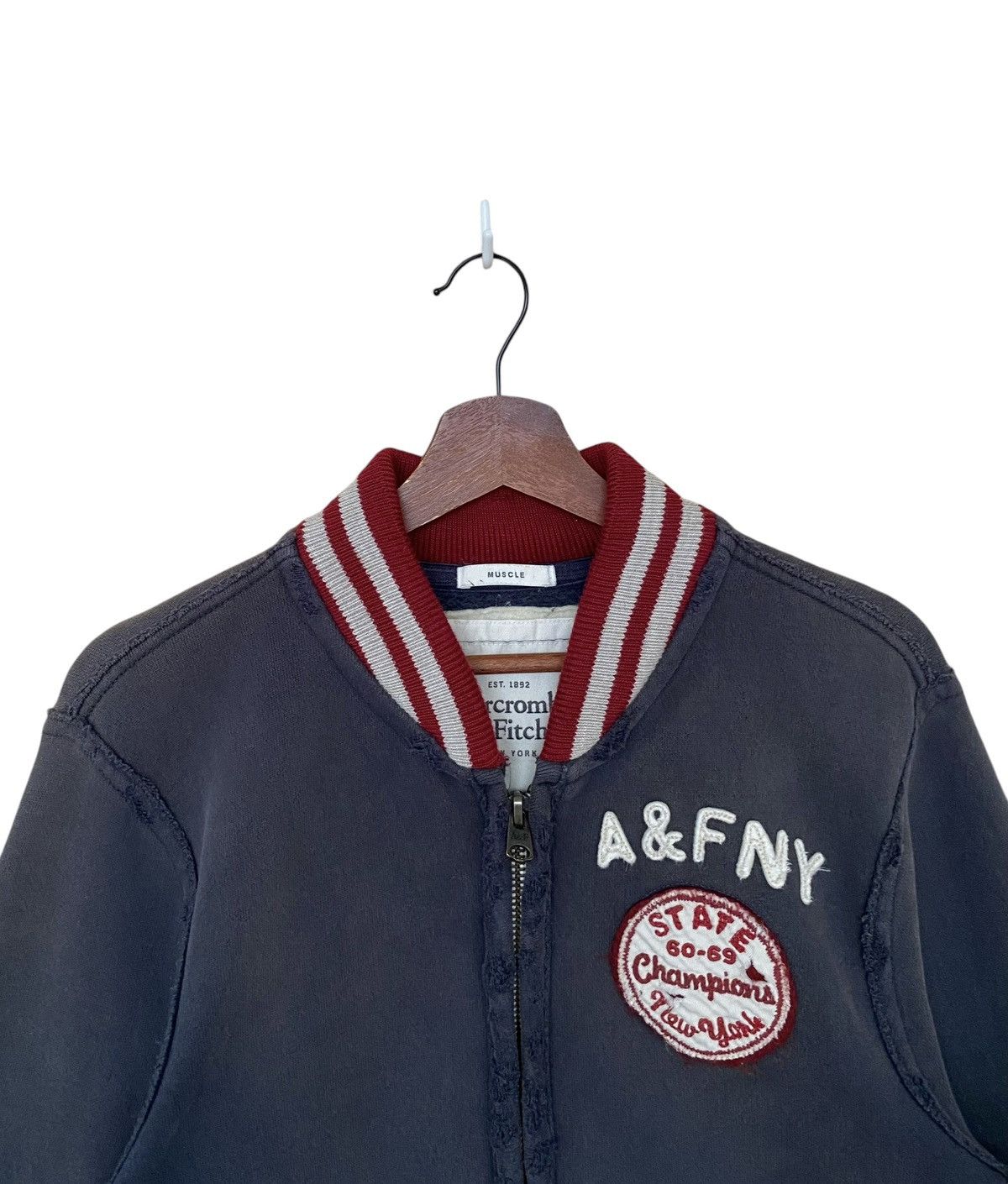 Abercrombie & Fitch × Designer × Vintage Vintage Brand Abercrombie & Fitch Zipper Jacket 2000s Size US L / EU 52-54 / 3 - 3 Thumbnail