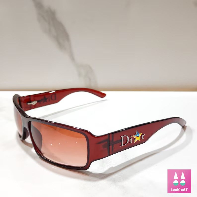 Dior Dior Sunglasses Shiny 1 Mask Shield Sport Bike Vintage Size ONE SIZE - 1 Thumbnail