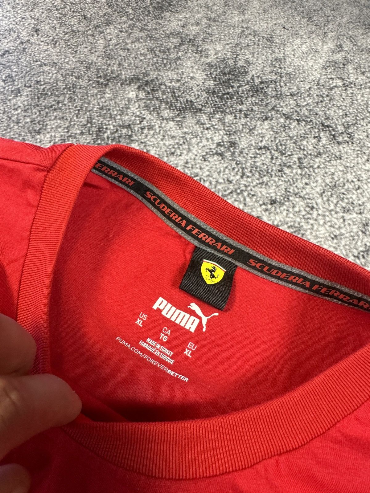 Ferrari × Puma Puma Ferrari Las Vegas Logo T-shirt Logo Streetwear XL Size US XL / EU 56 / 4 - 4 Thumbnail