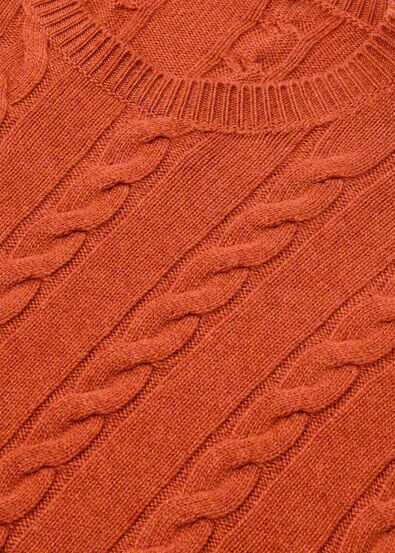Loro Piana os11x0226 FAQ4517 Cedar Crewneck Sweater in Carrot Cream Size US L / EU 52-54 / 3 - 7 Thumbnail