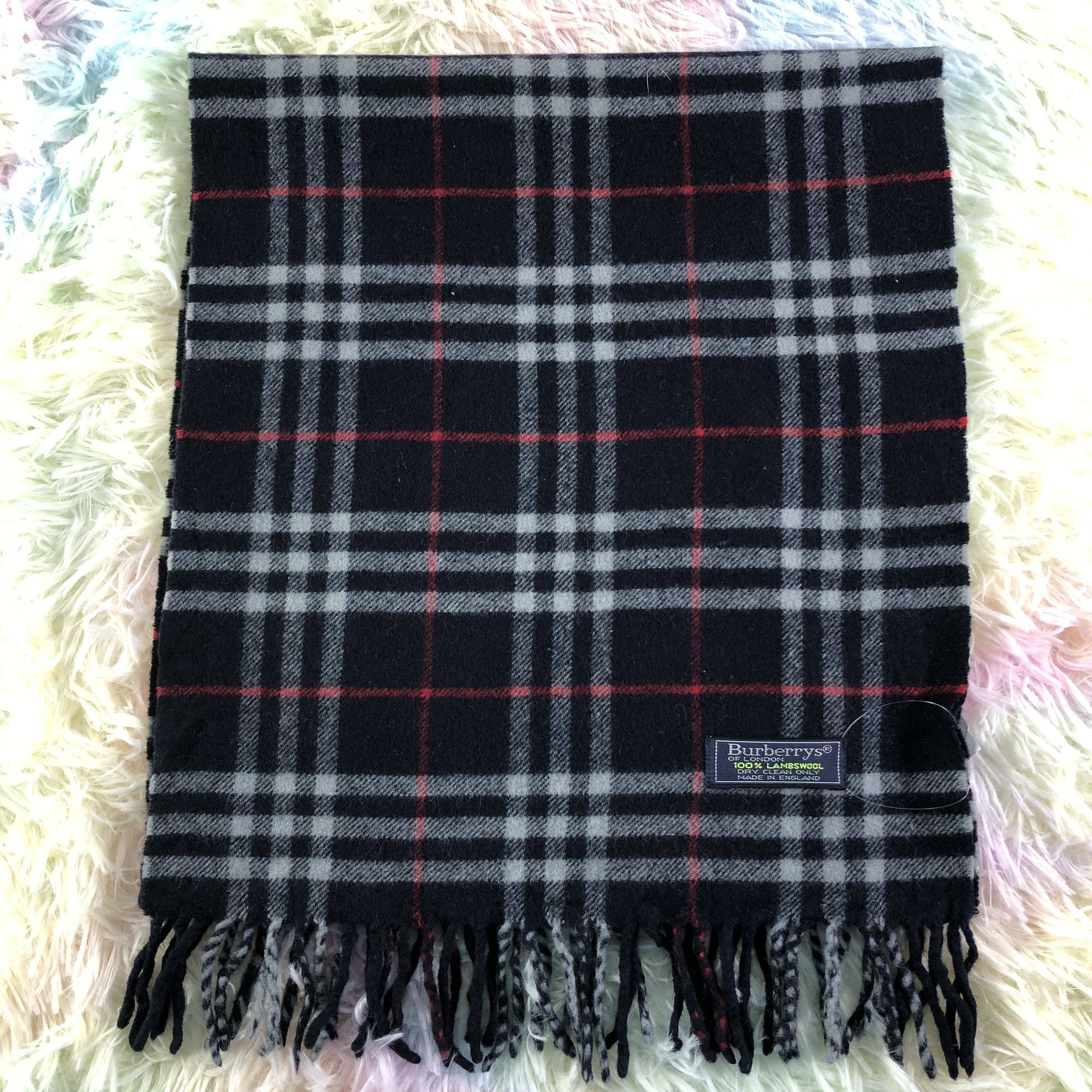 Burberry × Vintage Burberry Scarf / Muffler / Neckwear - KM514 Size ONE SIZE - 2 Thumbnail