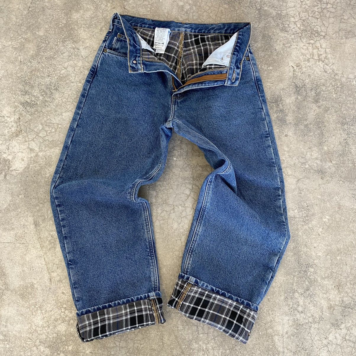 Carhartt Vintage Carhartt Blanket Lined Relaxed Fit Denim Jeans Size US 31 - 2 Thumbnail