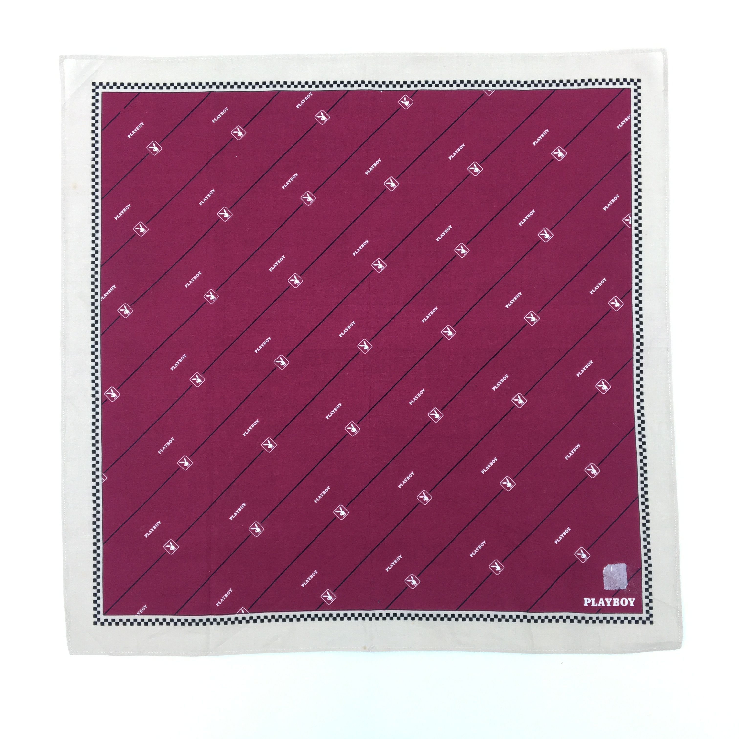 Playboy Vintage Playboy Handkerchief Neckerchief Bandana Size ONE SIZE - 2 Thumbnail