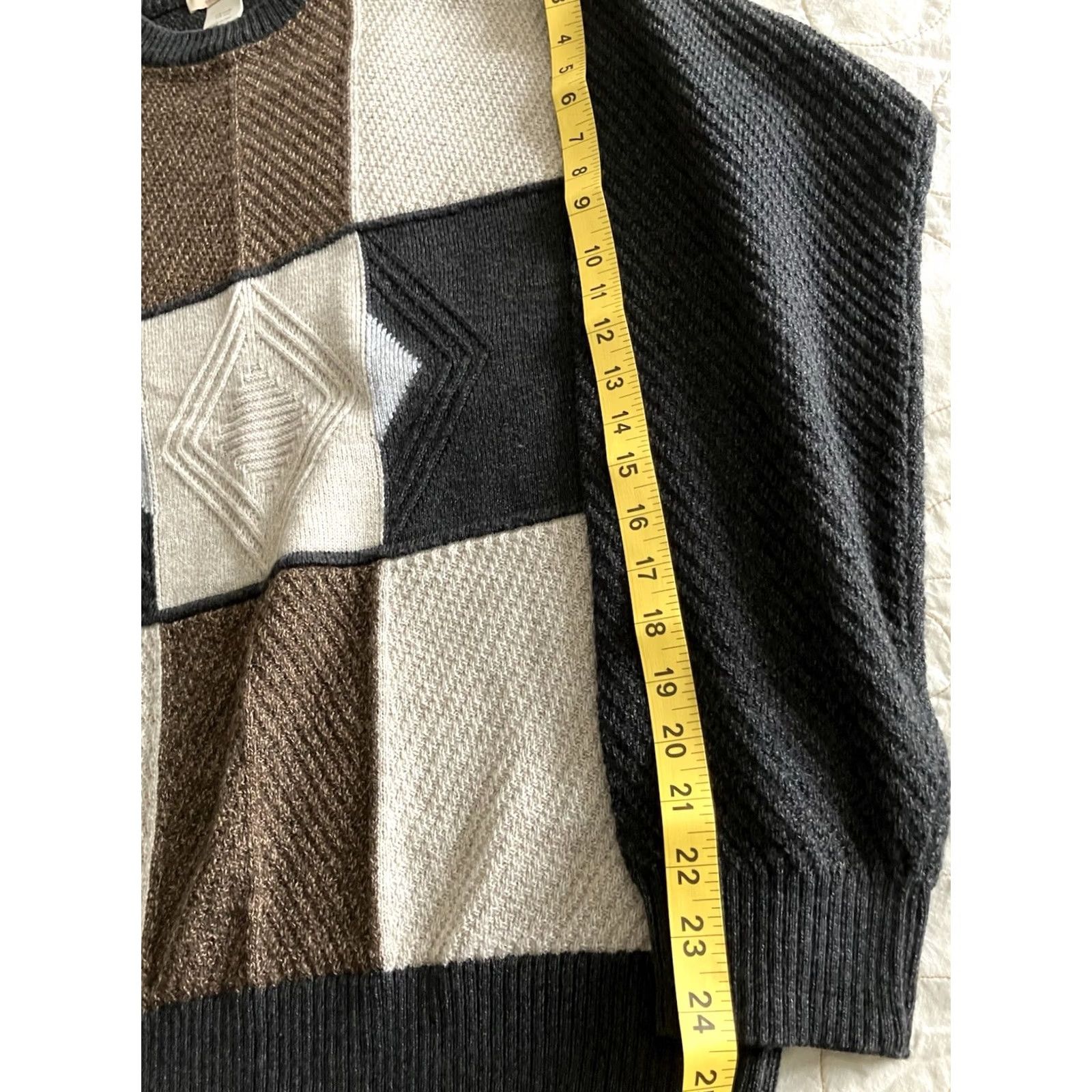 Jim Thompson VINTAGE Norm Thompson 3D Knit Sweater Men Size US L / EU 52-54 / 3 - 7 Thumbnail