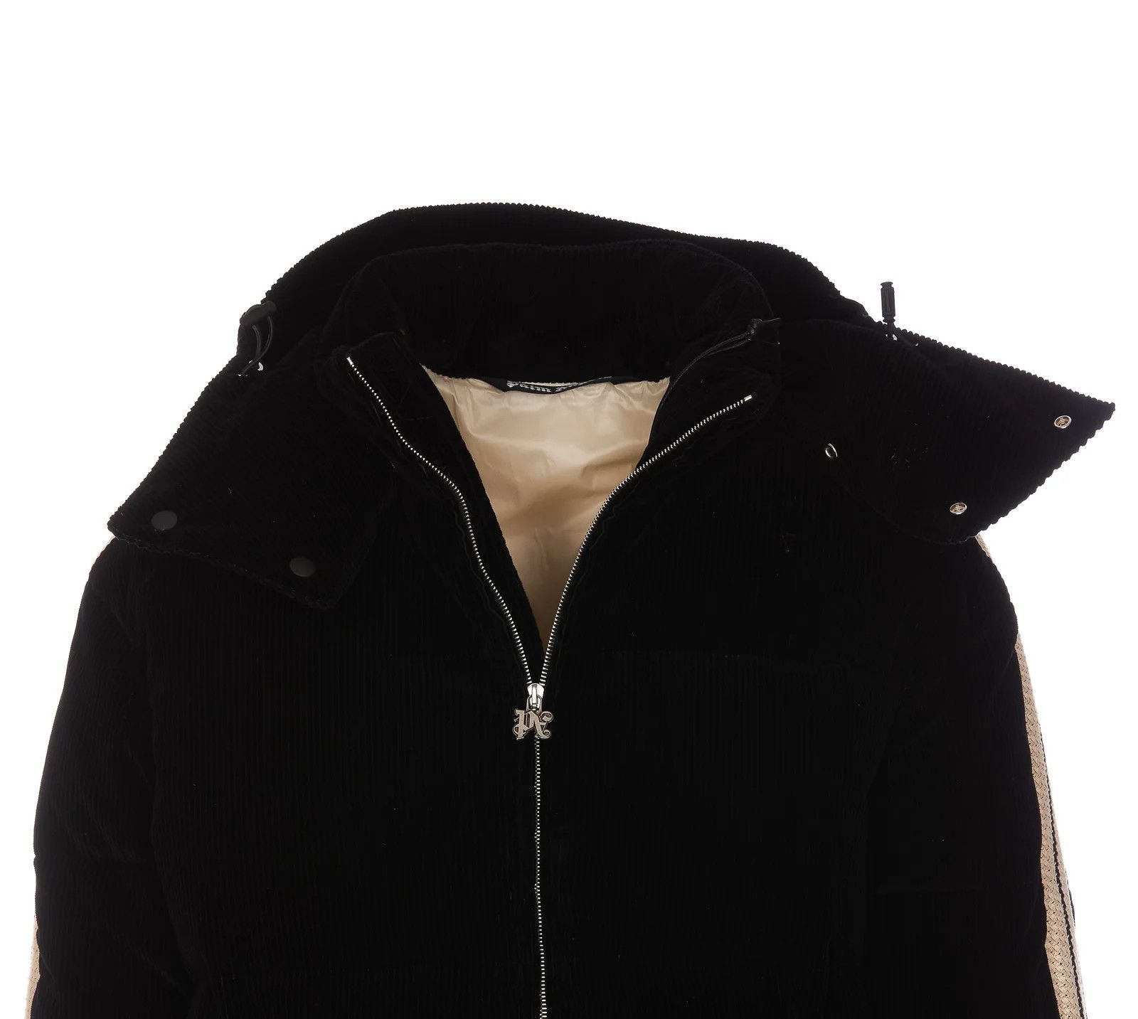 Palm Angels o1y0325 Shell Hooded Jacket in Black Size US L / EU 52-54 / 3 - 2 Thumbnail