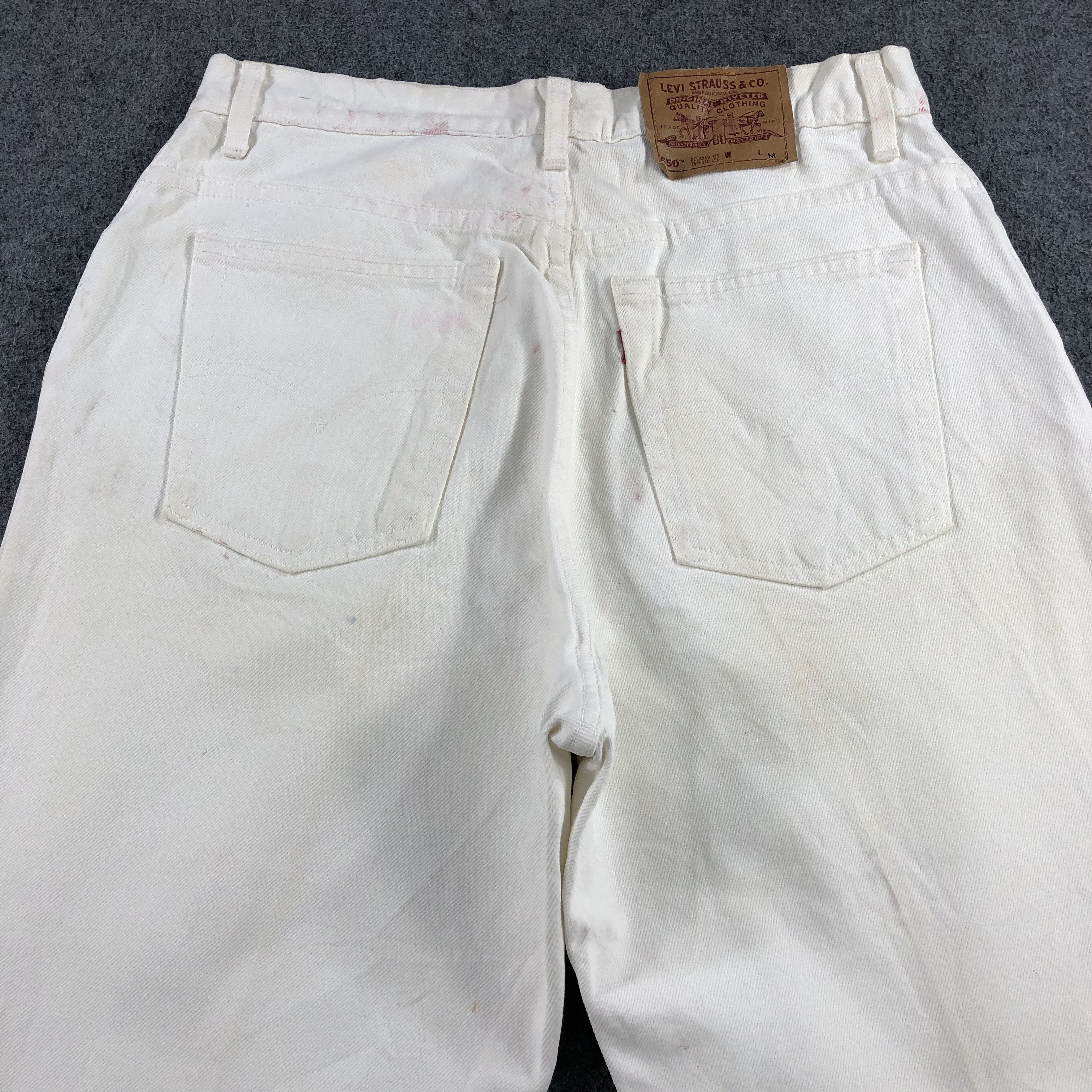 Levi's Vintage 90s Light Wash Levis 550 Jeans-J1508 Size US 32 / EU 48 - 4 Thumbnail