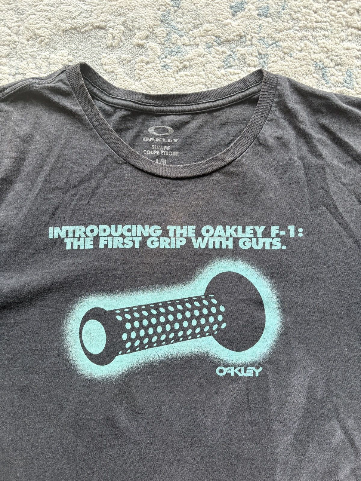 Oakley Oakley F-1 Heritage Tee “The First Grip With Guts Deadstock Size US L / EU 52-54 / 3 - 4 Thumbnail
