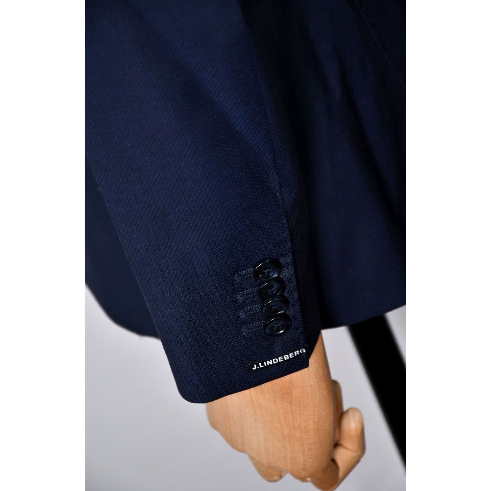 J.Lindeberg J.Lindeberg Slim HOPPER SOFT WOOL STRUCTURE SPORTCOAT 48R Blue Blazer Mens Size 48R - 6 Thumbnail