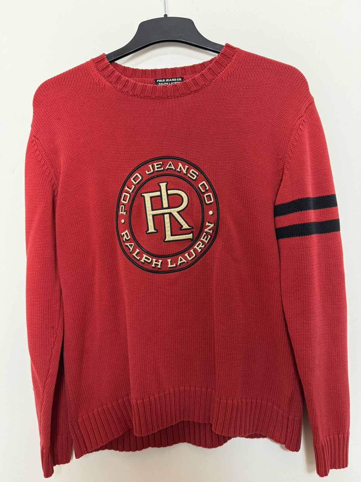 Ralph Lauren Vintage Polo Ralph Lauren red sweater polo jeans co label Size US S / EU 44-46 / 1 - 2 Thumbnail