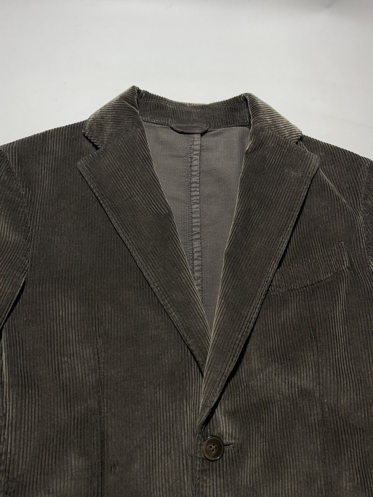 L.B.M. 1911 L.B.M. 1911 Slim Fit Corduroy Blazer Size 46S - 6 Thumbnail