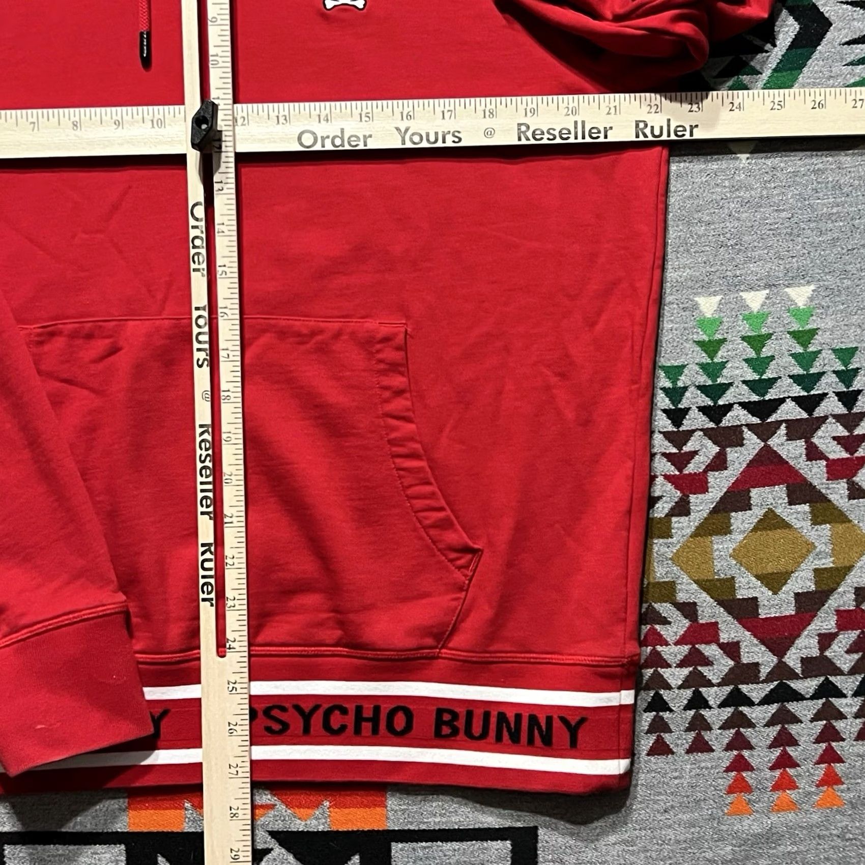 Psycho Bunny Psycho Bunny Hoodie Mens Medium Red Logo Pullover Sweatshirt Preppy B3 Size US M / EU 48-50 / 2 - 4 Thumbnail