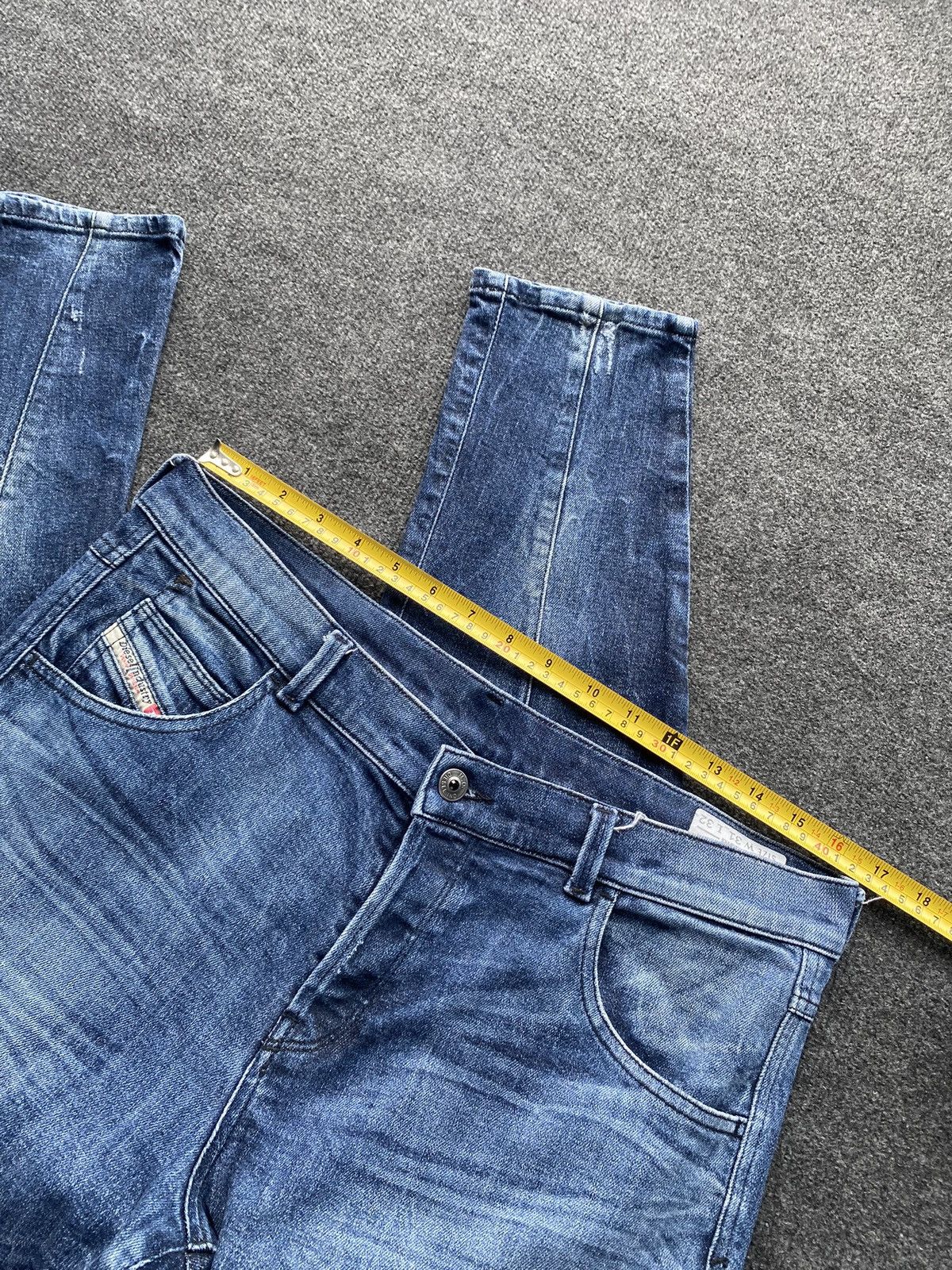 Diesel 🔥Opium Punk Diesel blue women jeans debi 31 tapered Size 31" - 7 Thumbnail