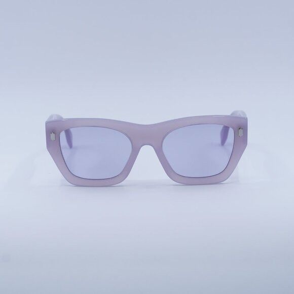 Fendi 🕶️ New Fendi FE40100I 81Y Sunglasses - Shiny Lilac Frame Size ONE SIZE - 2 Thumbnail