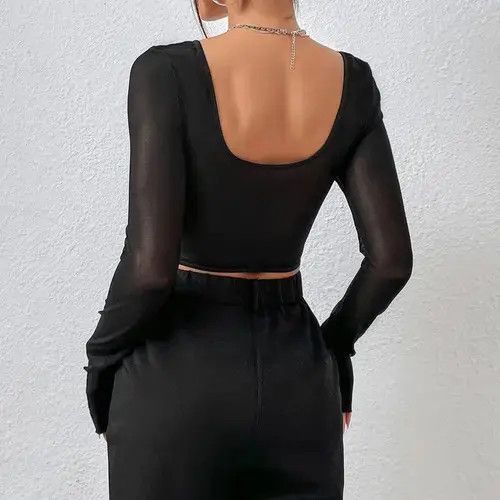 Japanese Brand Vemina Selection of Autumn Chic Sexy​ V Neck Long Size ONE SIZE - 2 Thumbnail