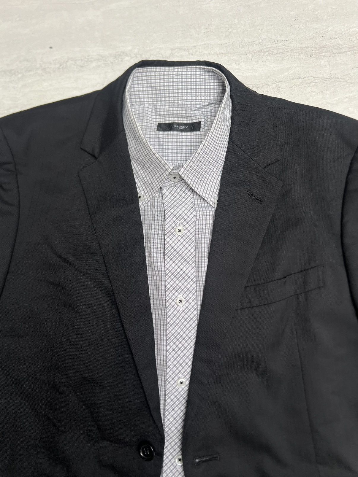 Yohji Yamamoto SACSNY Y’SACCS Yohji Yamamoto Shirt Blazers Size 52L - 3 Thumbnail