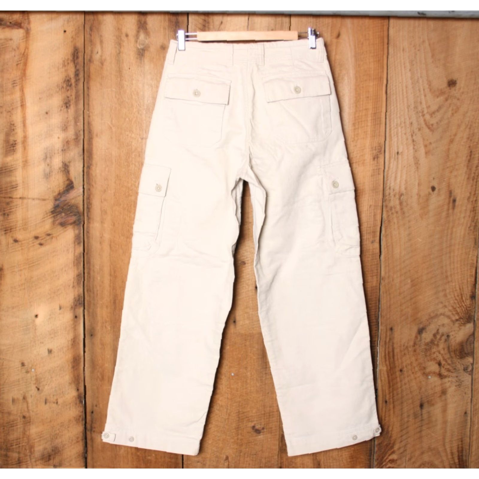 Gap GAP Ivory Cotton Loose Wide Leg Cargo Pants Men's Sz. 28x30 Size US 28 / EU 44 - 5 Thumbnail