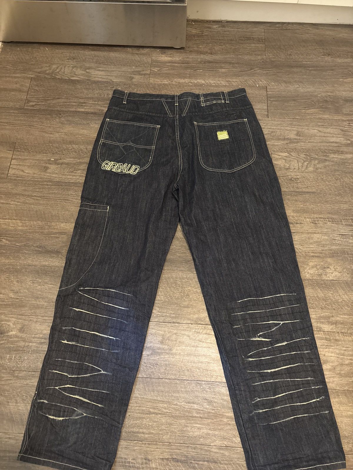 Marithe + Francois Girbaud Marithe x francois girbaud 38/35 M dark blue distressed Size US 38 / EU 54 - 3 Thumbnail