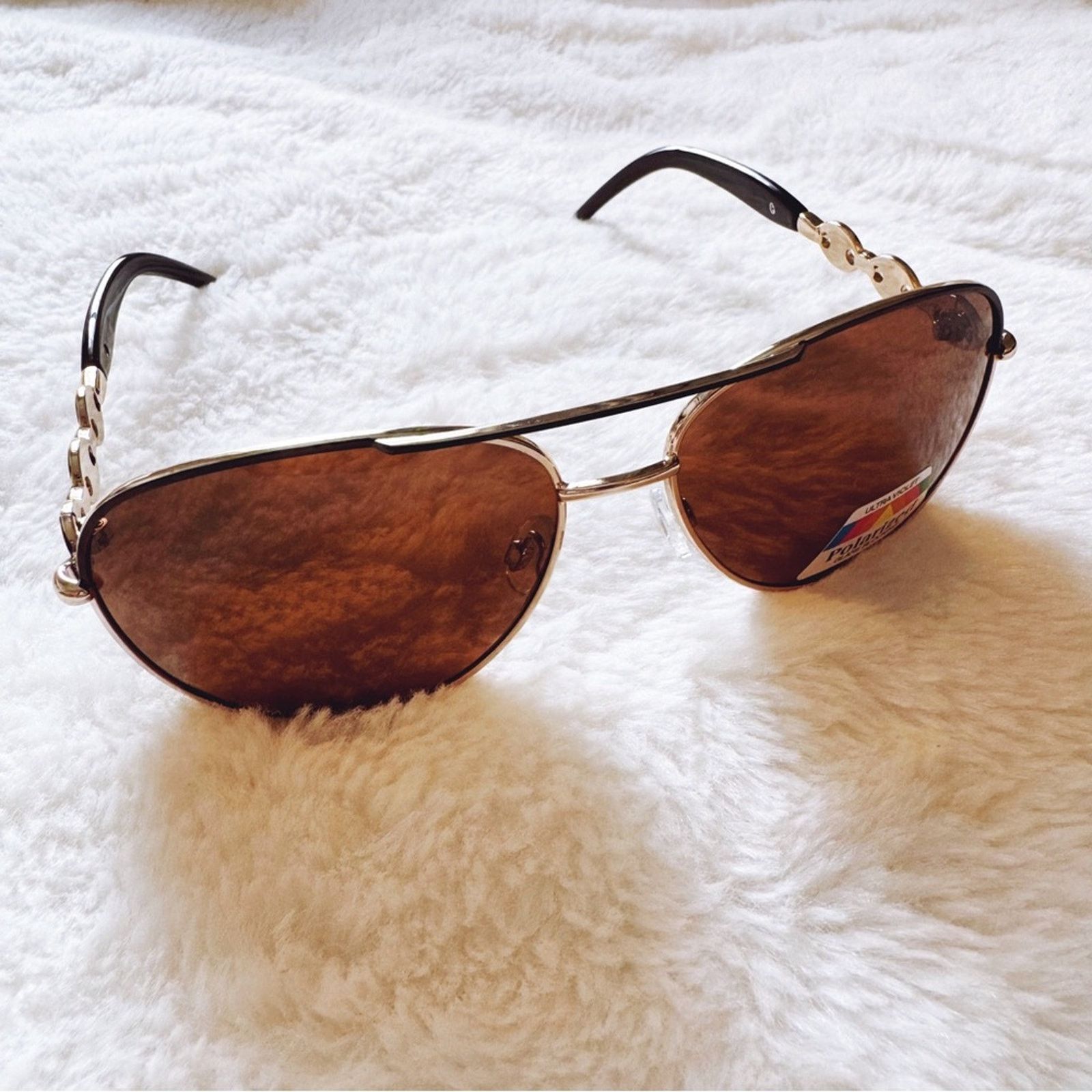 Other Brooklyn Brown Sleek Aviator Sunglasses Size ONE SIZE - 9 Thumbnail